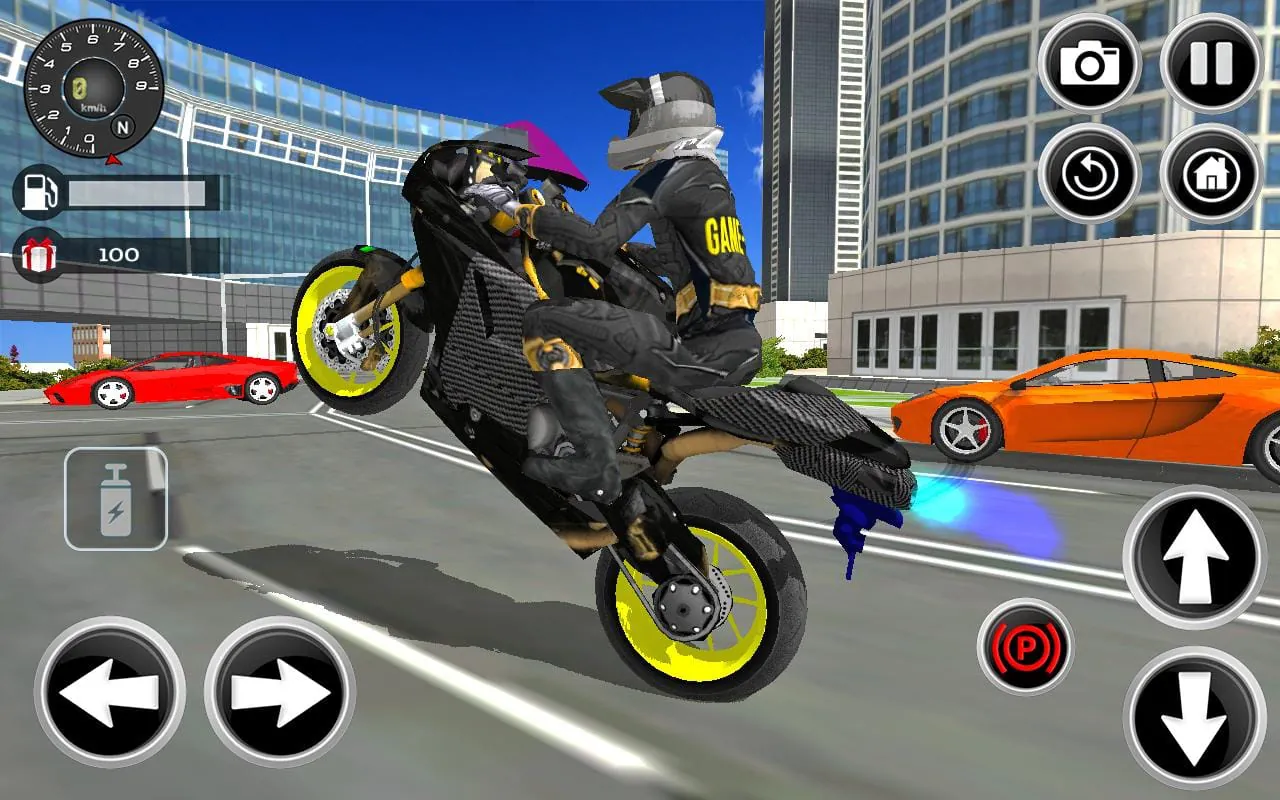 Motorbike Stunt Super Hero 3D