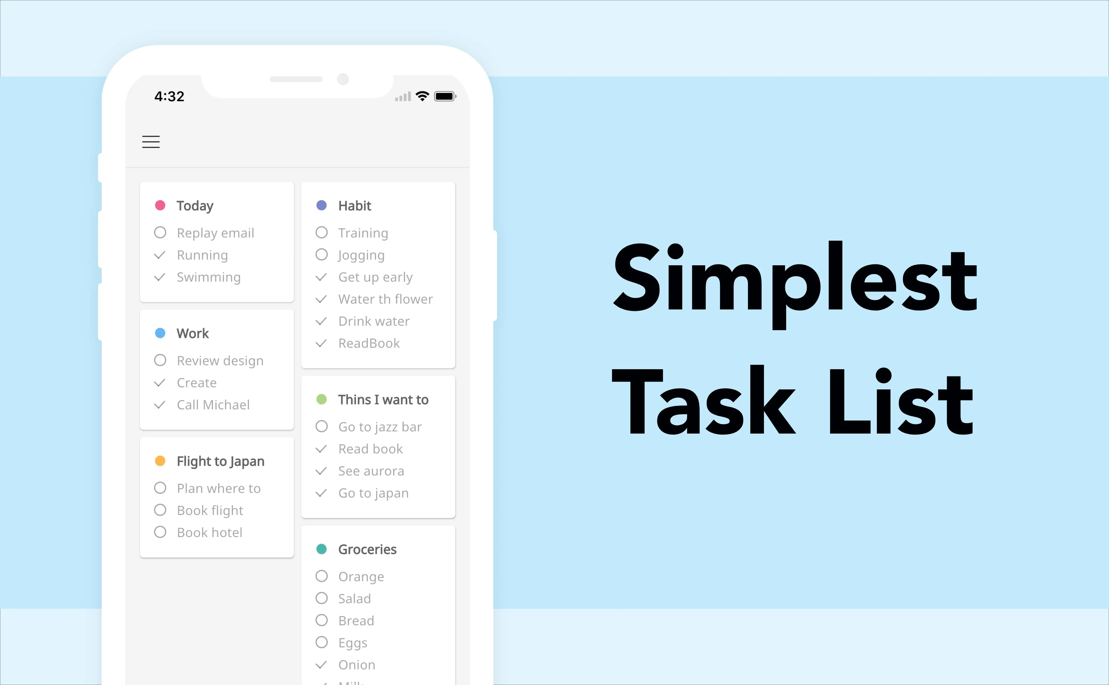 Simple ToDo List & Tasks