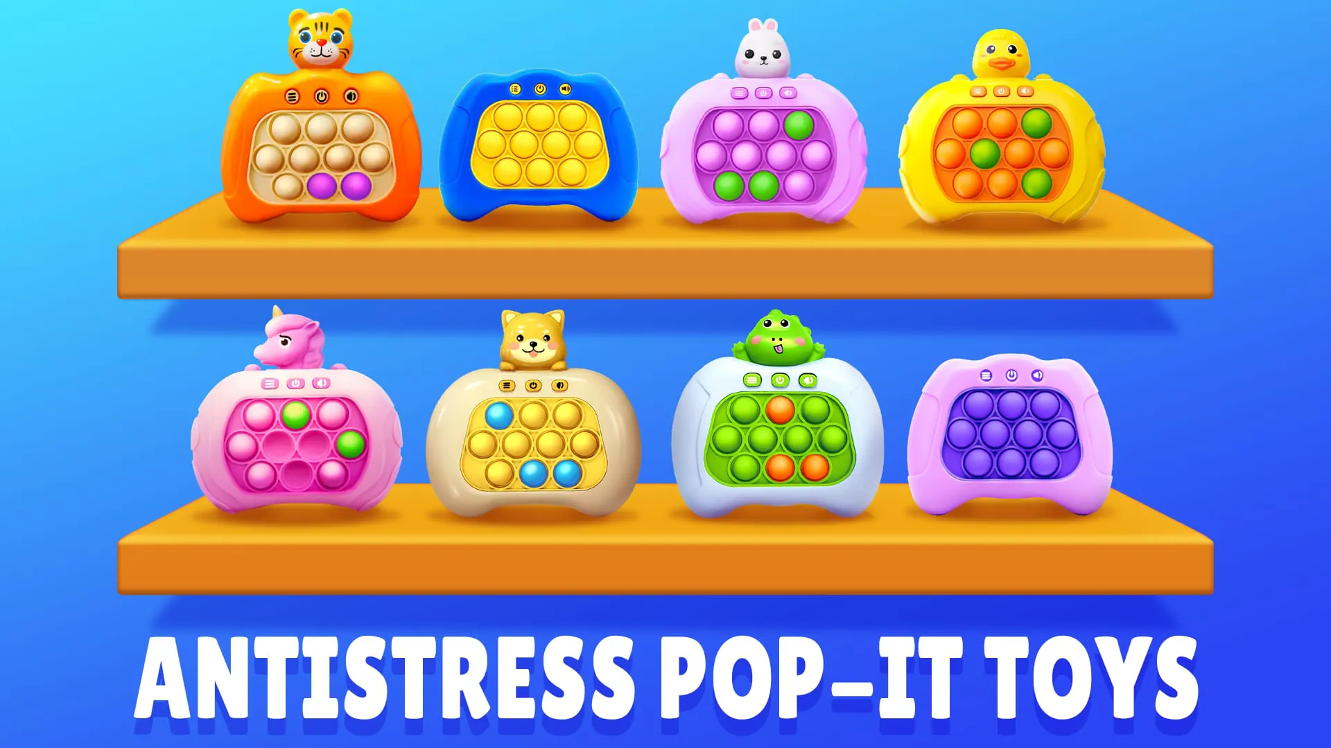 Pop It Antistress Fidget Games