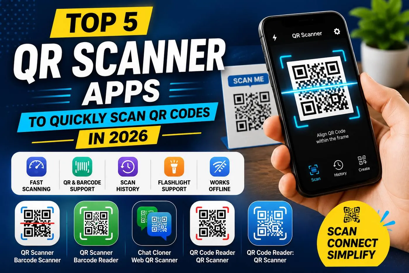 Top 5 QR Scanner Apps to Quickly Scan QR Codes in 2026