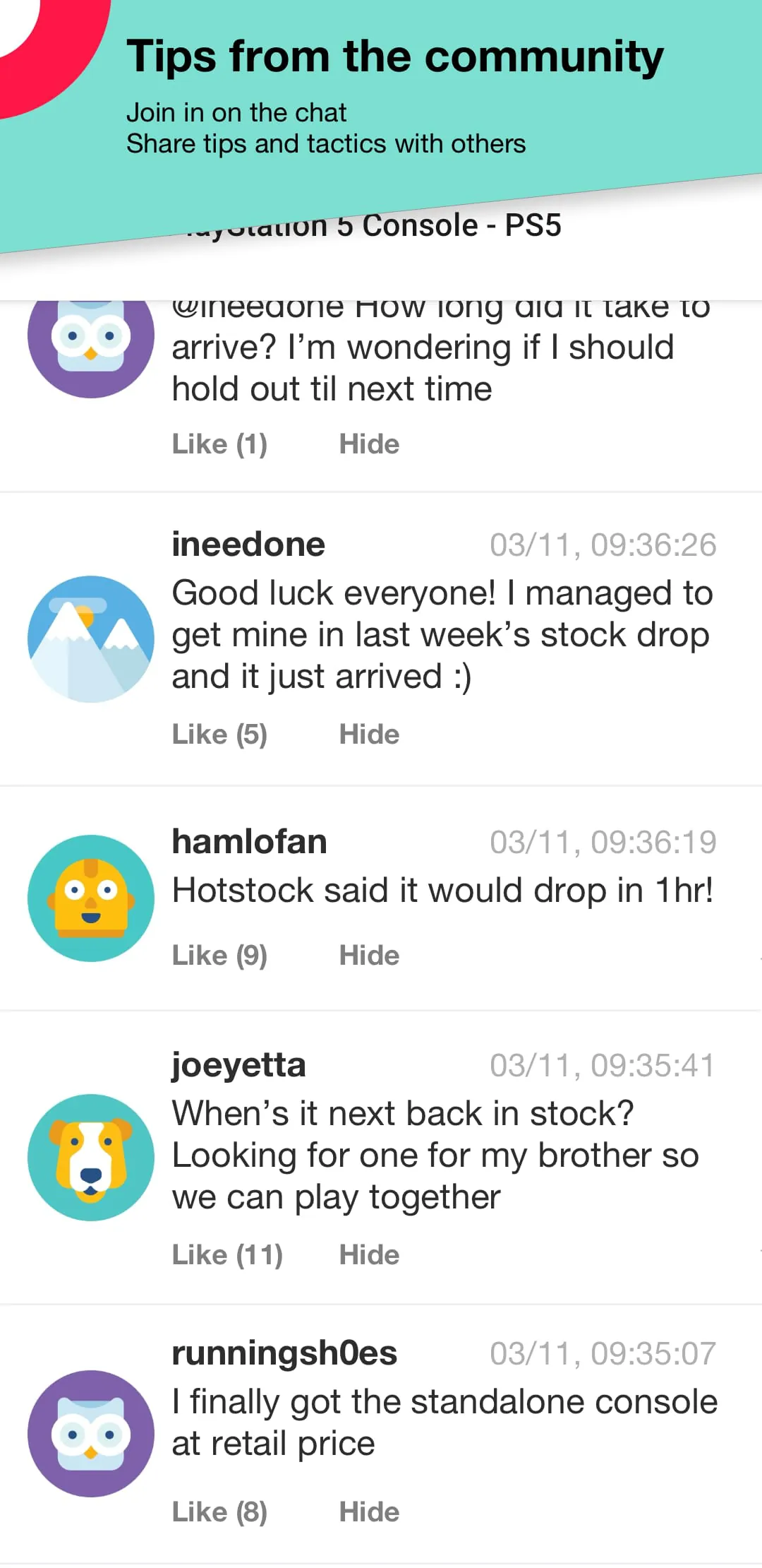 HotStock - in-stock alerts