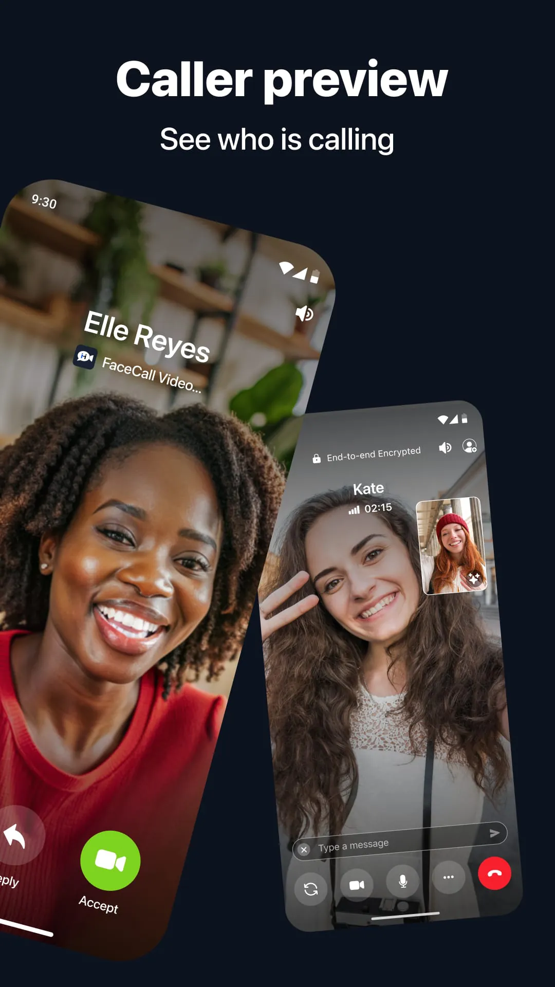 FaceCall-Preview Incoming Call