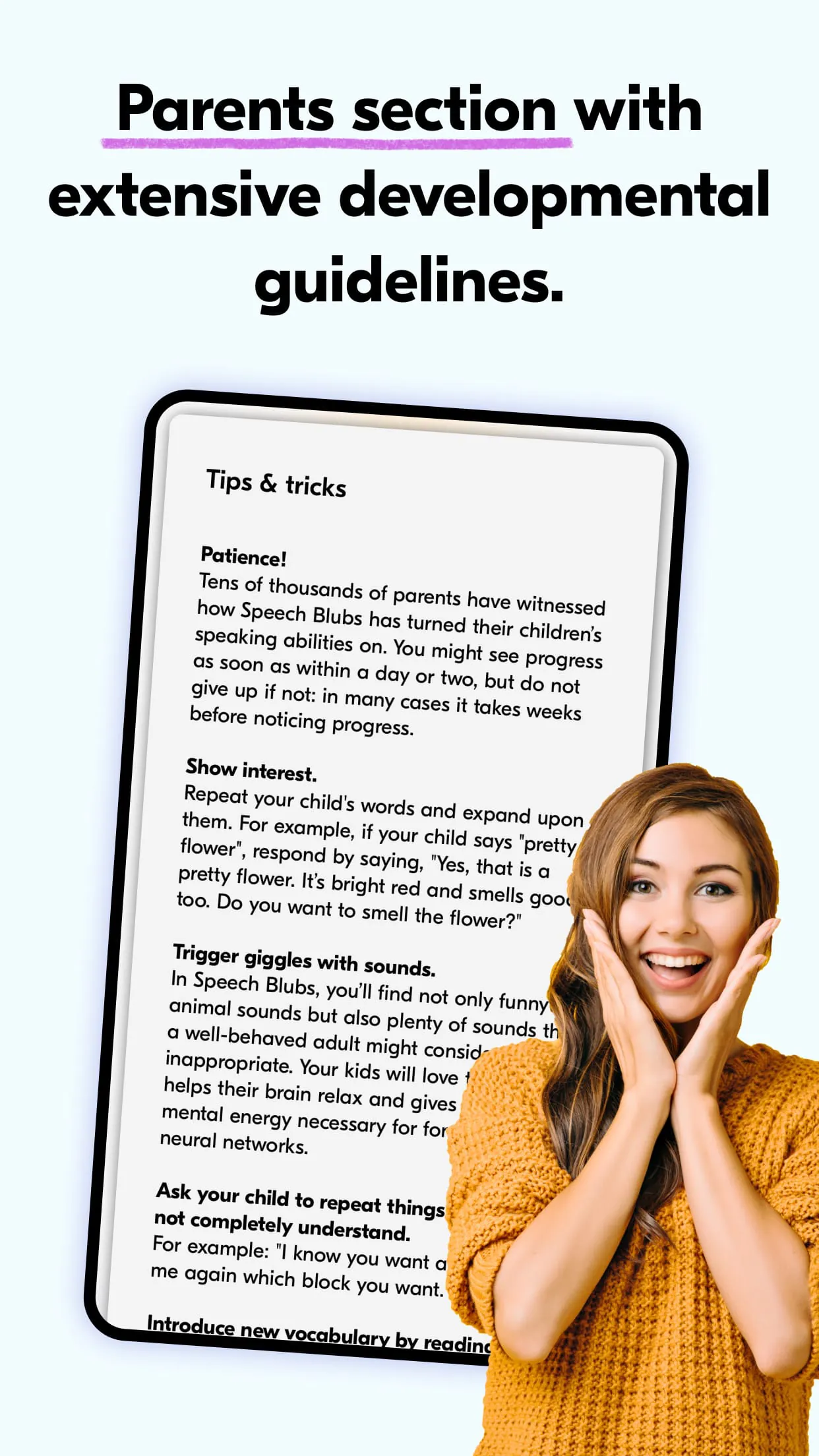 Speech Blubs: Language Therapy