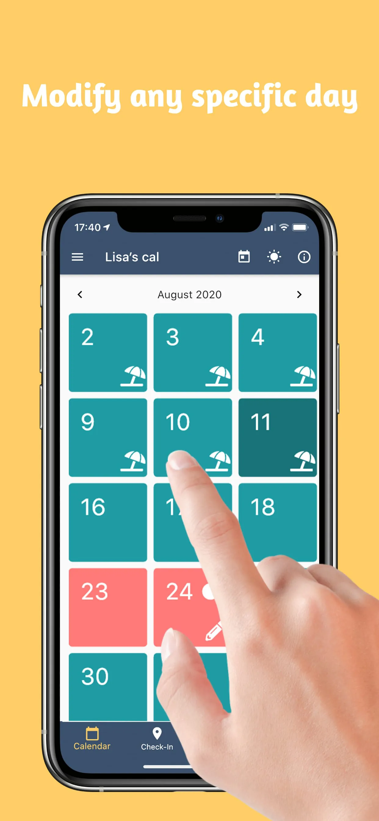 Our Days Co-Parenting Calendar