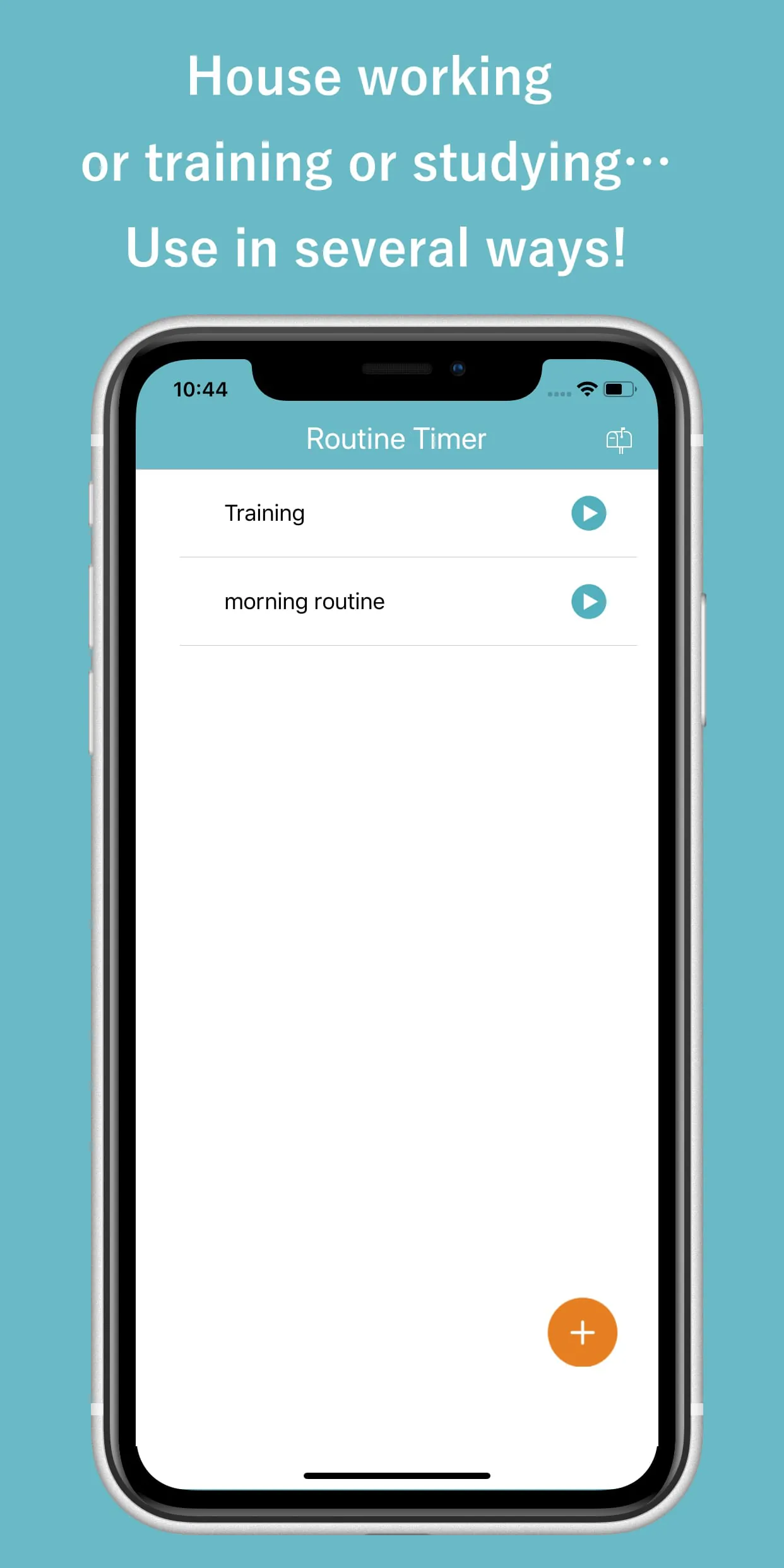 Routine Timer -managing tasks-