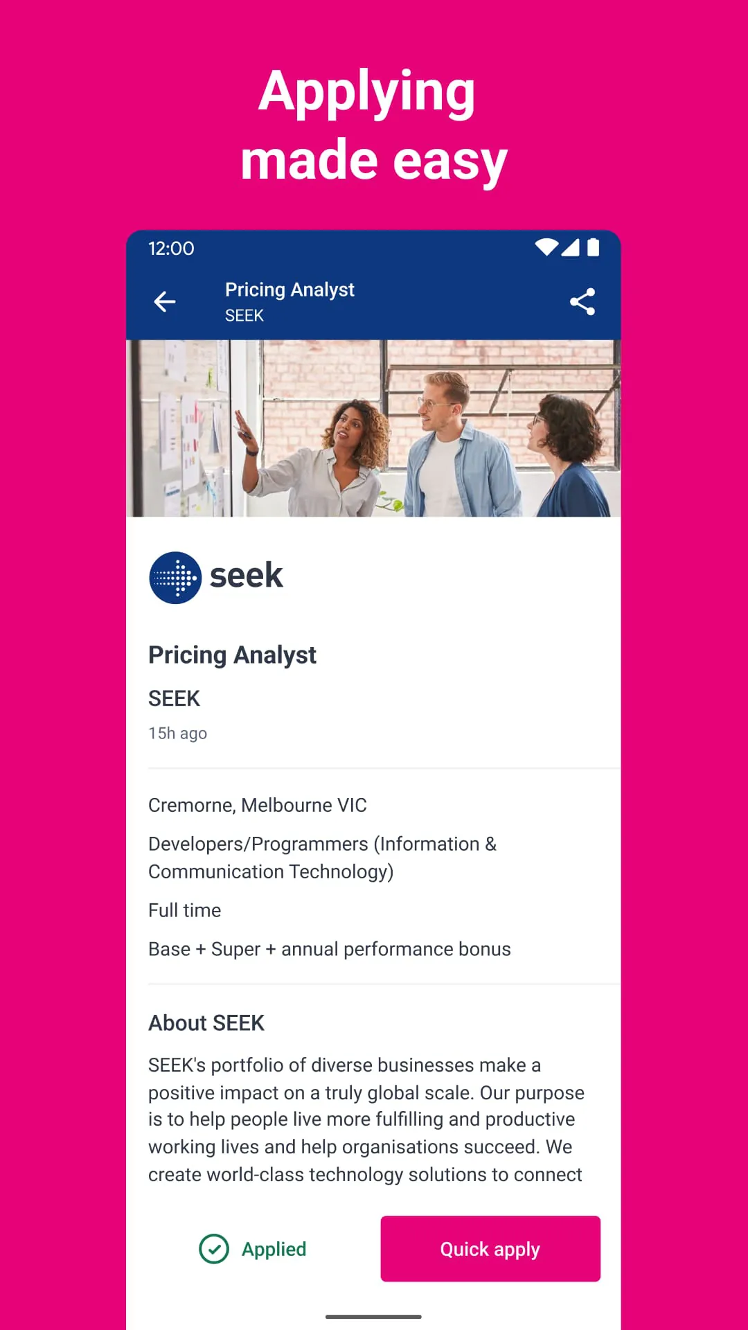 SEEK Jobs & Employment