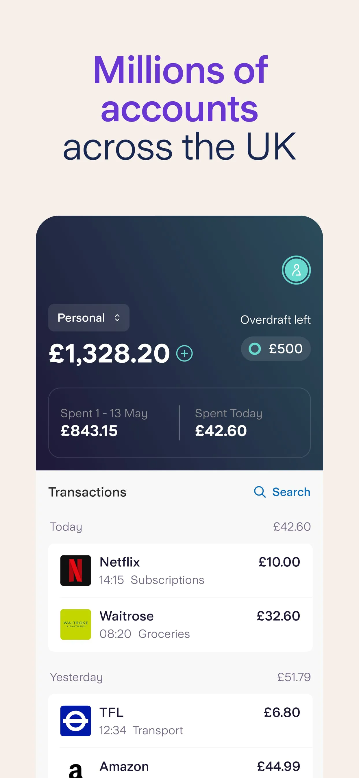 Starling Bank - Mobile Banking