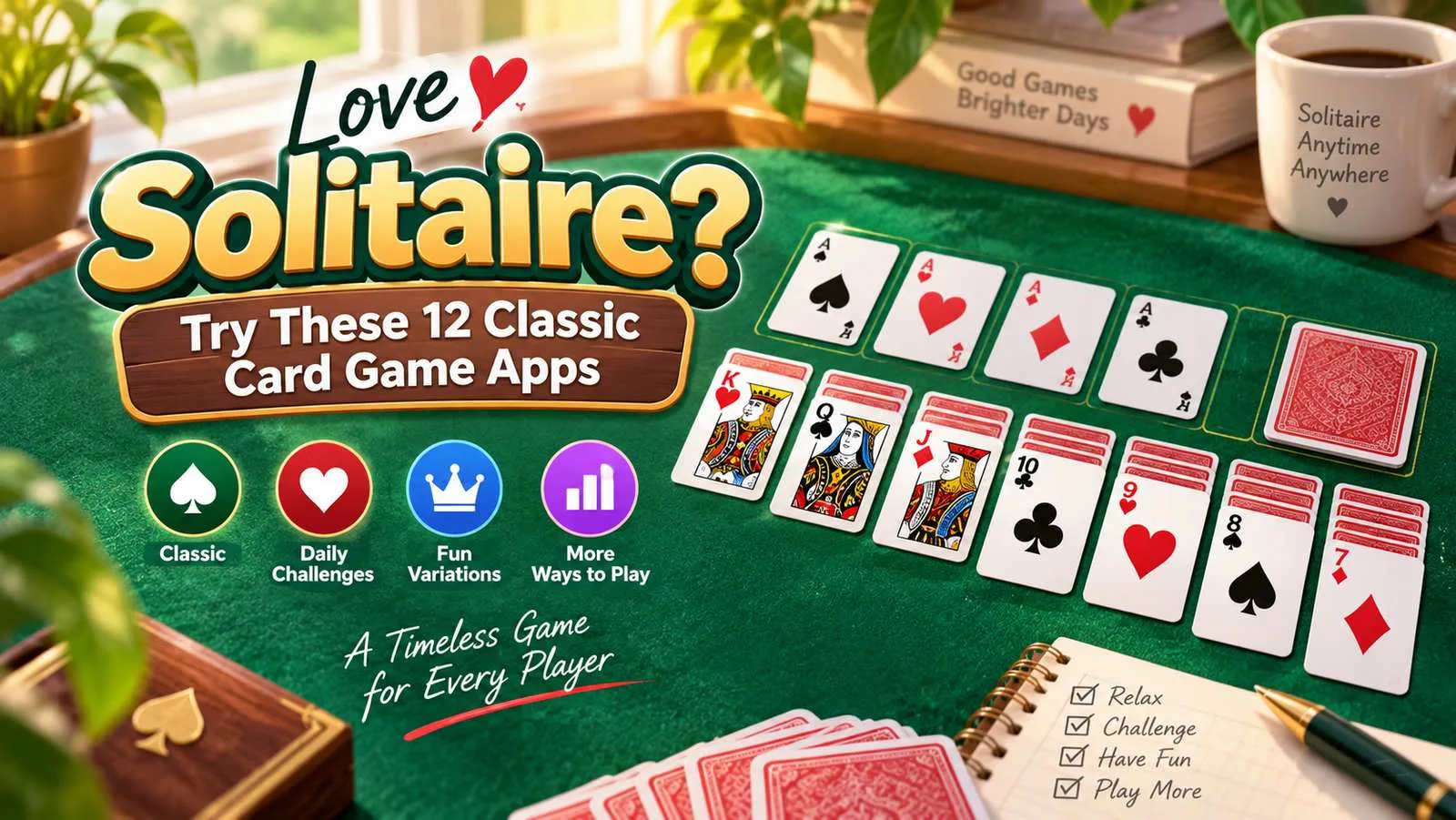 Love Solitaire? Try These 12 Classic Card Game Apps