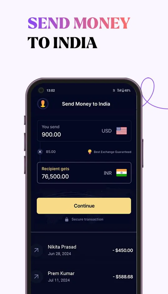 Abound: Send Money to India