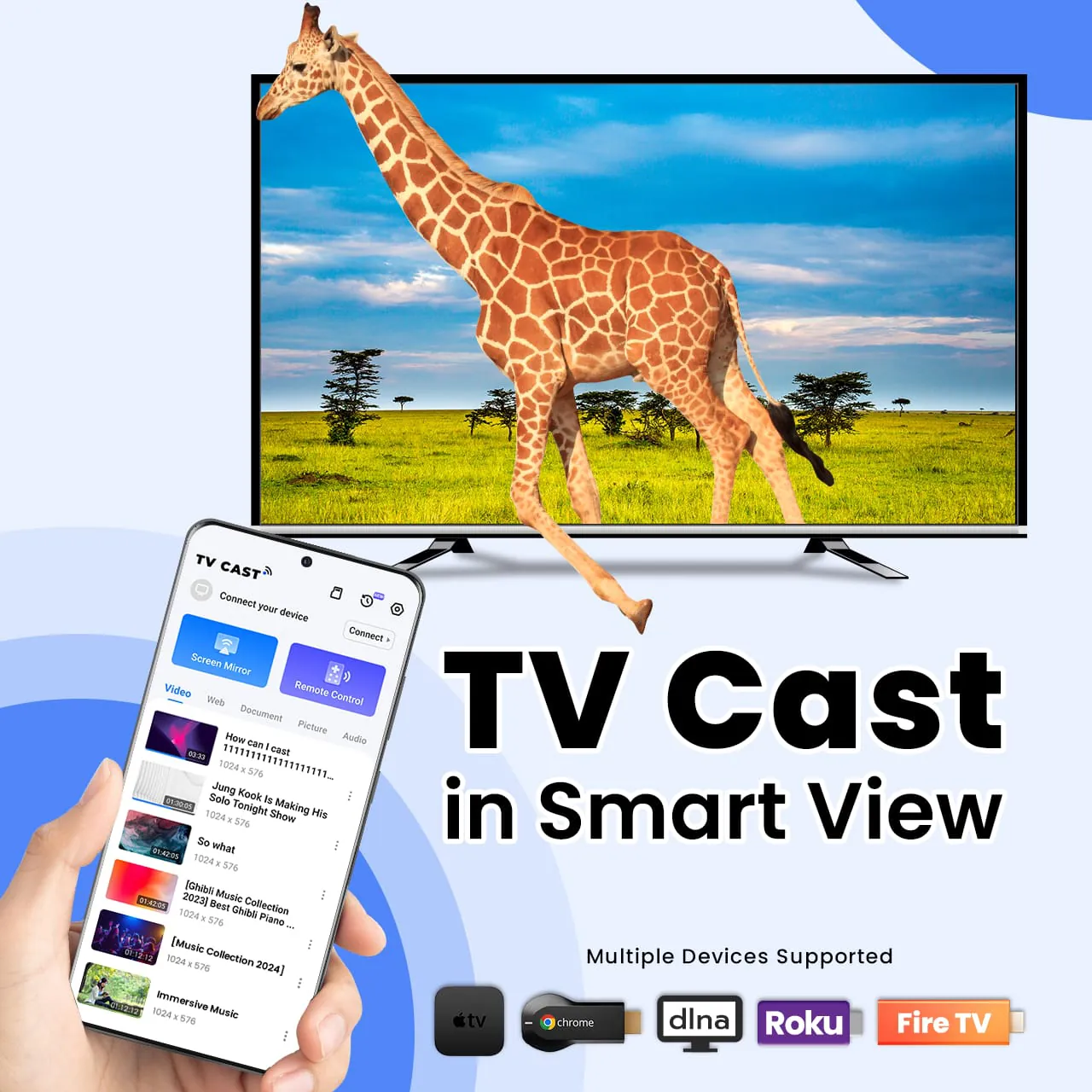 TV Cast: Anycast in smart view