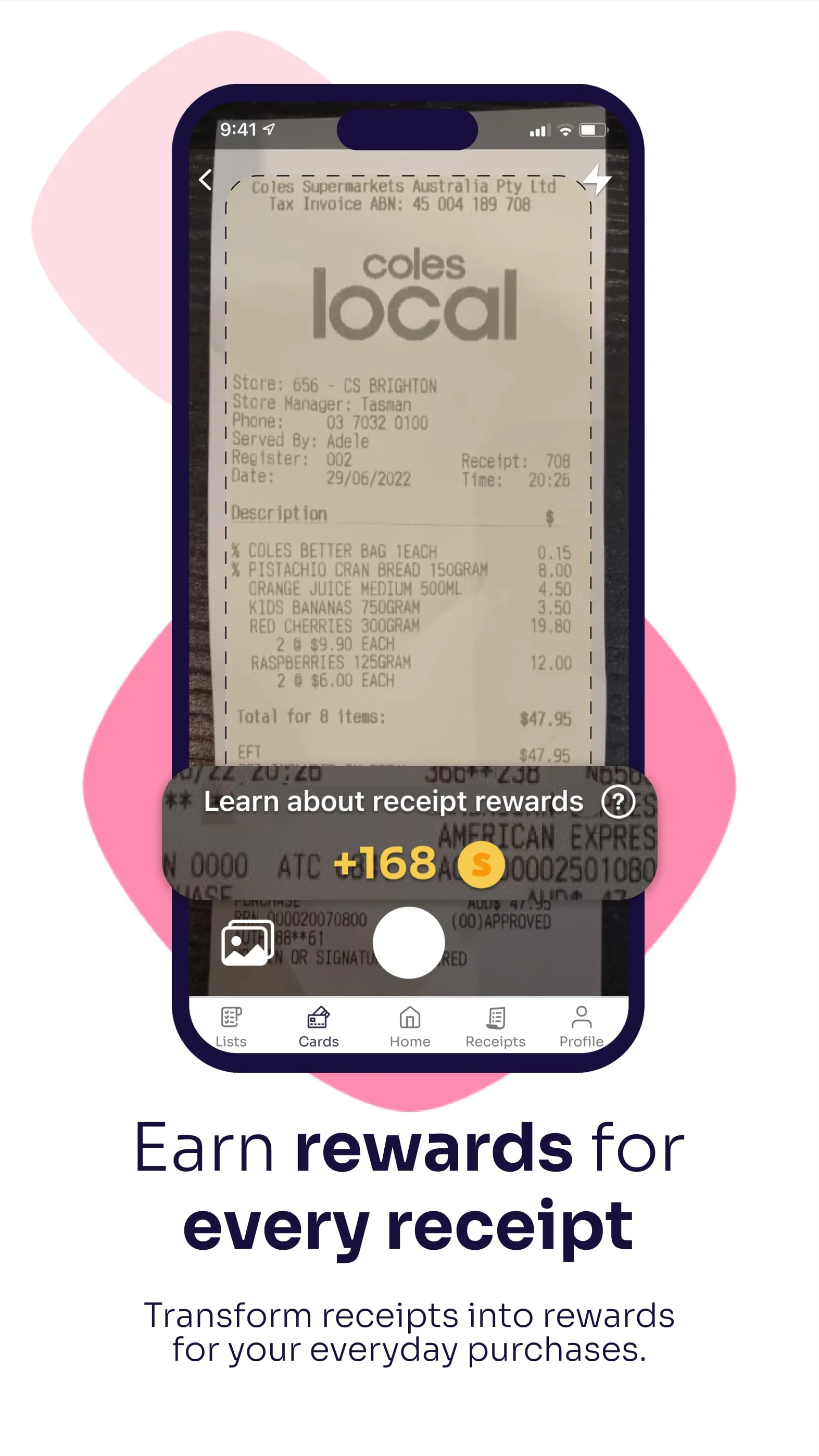 Shping Australia Rewards App