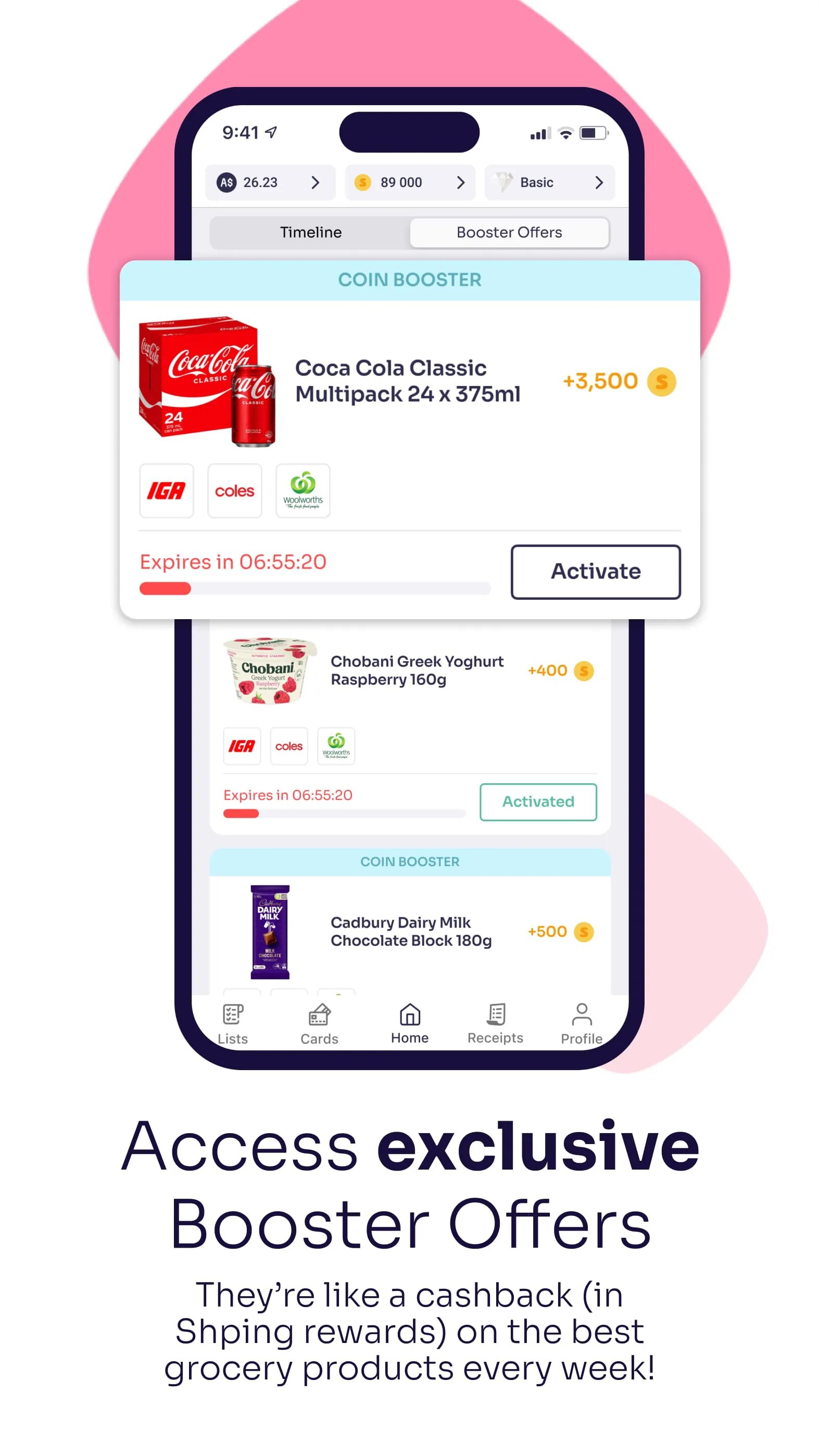 Shping Australia Rewards App