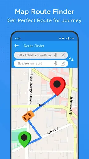 Easy Route Finder & Voice Maps