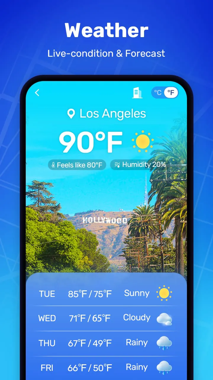 GPS Navigation Route Finder