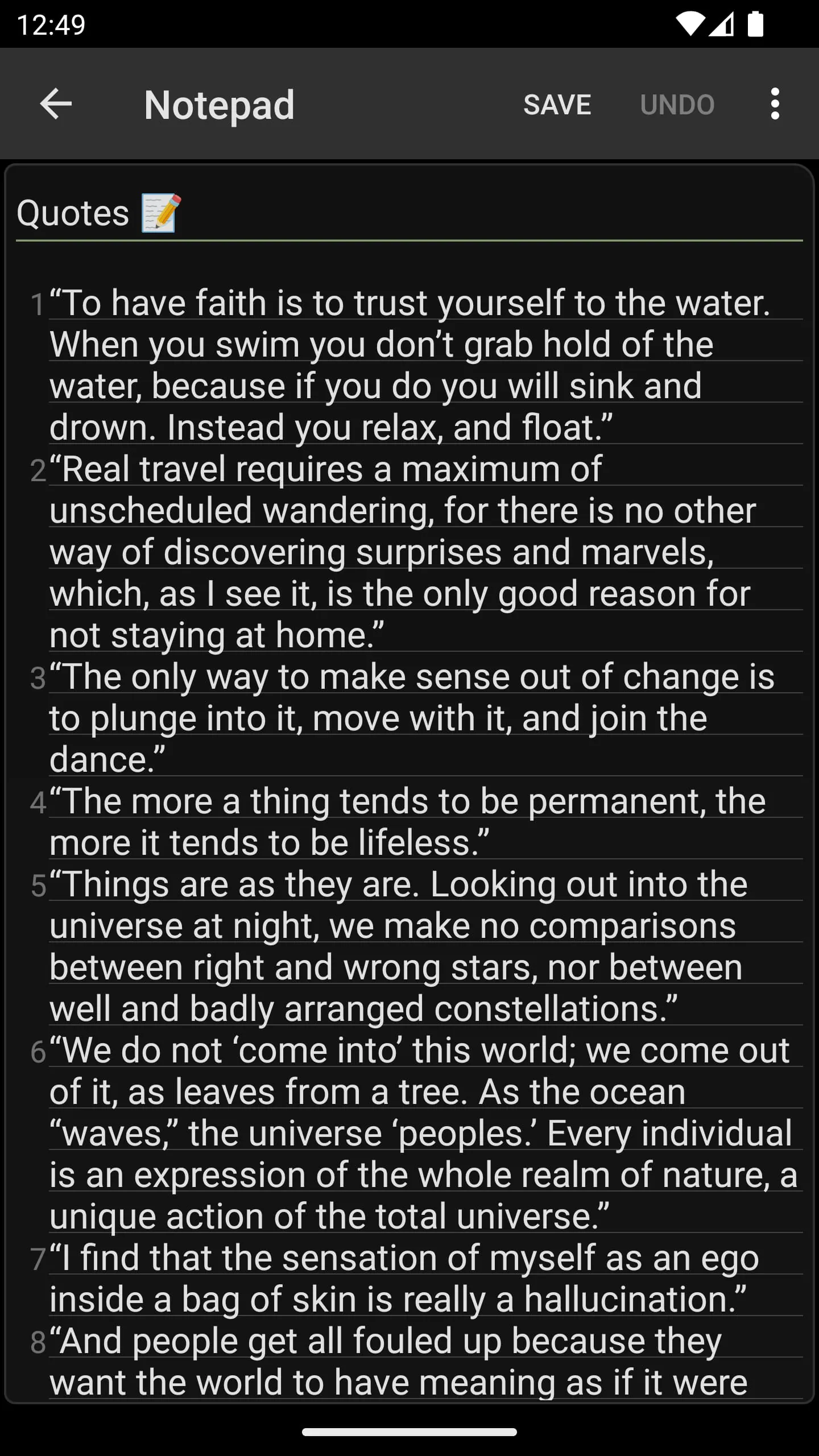 Notepad - simple notes