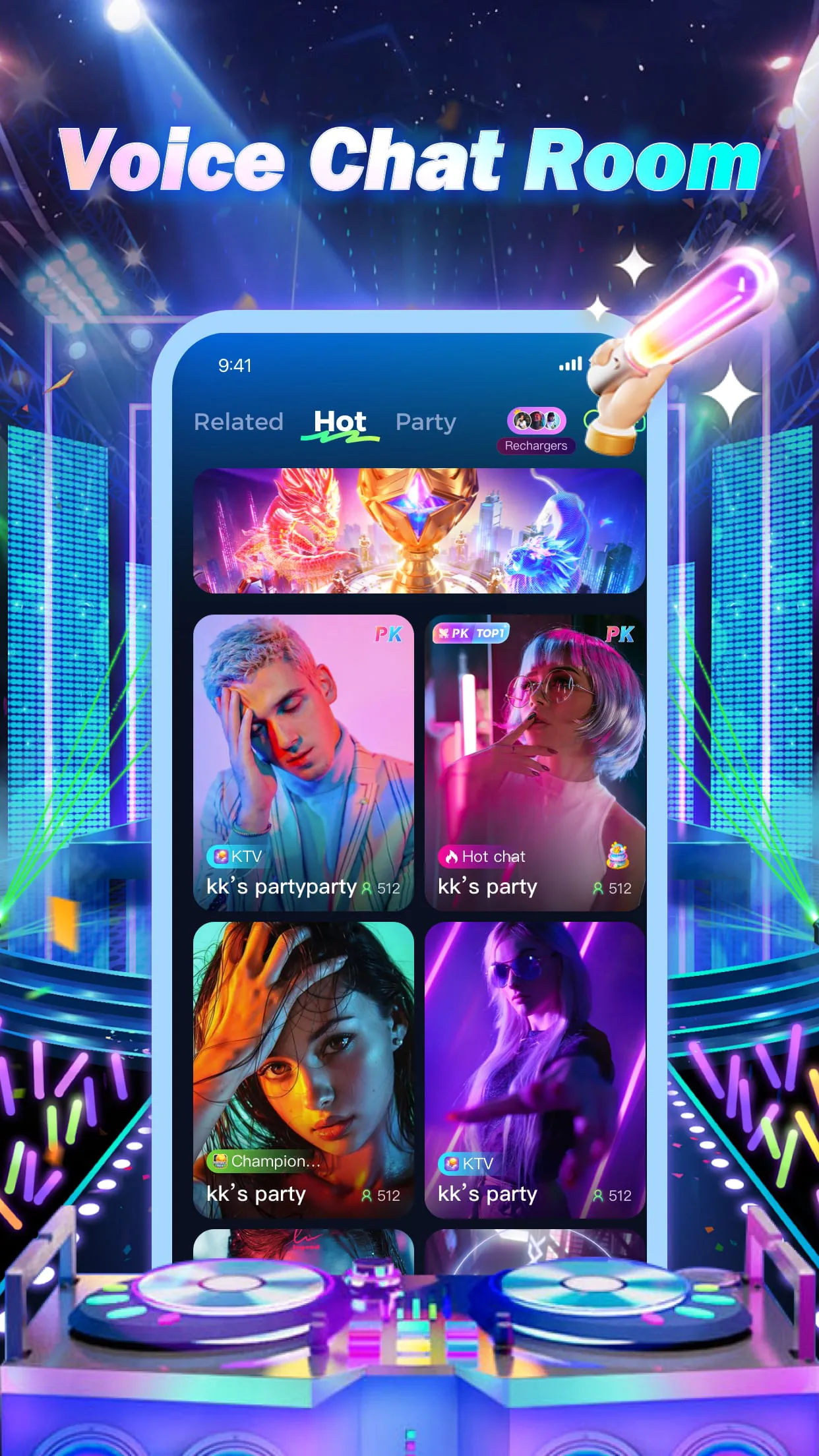 Karawan - Group Voice Chat