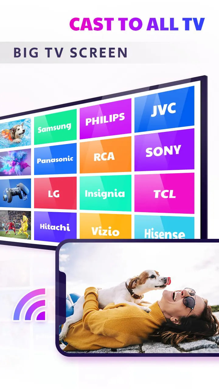 TV Cast: Chromecast & Miracast