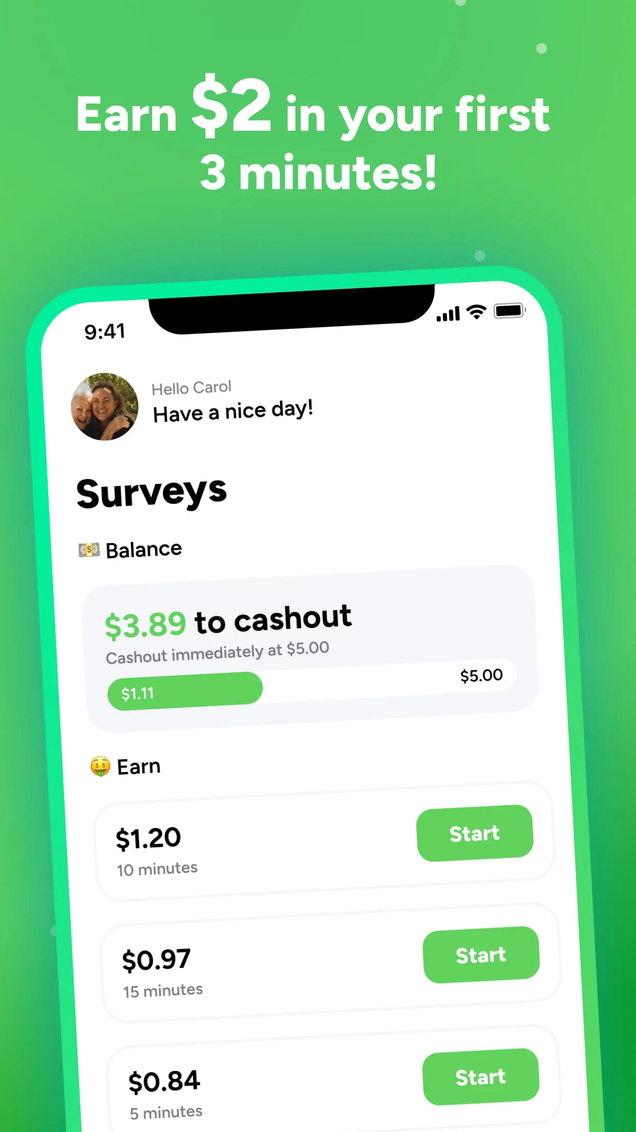 Kaching - Cash for Surveys
