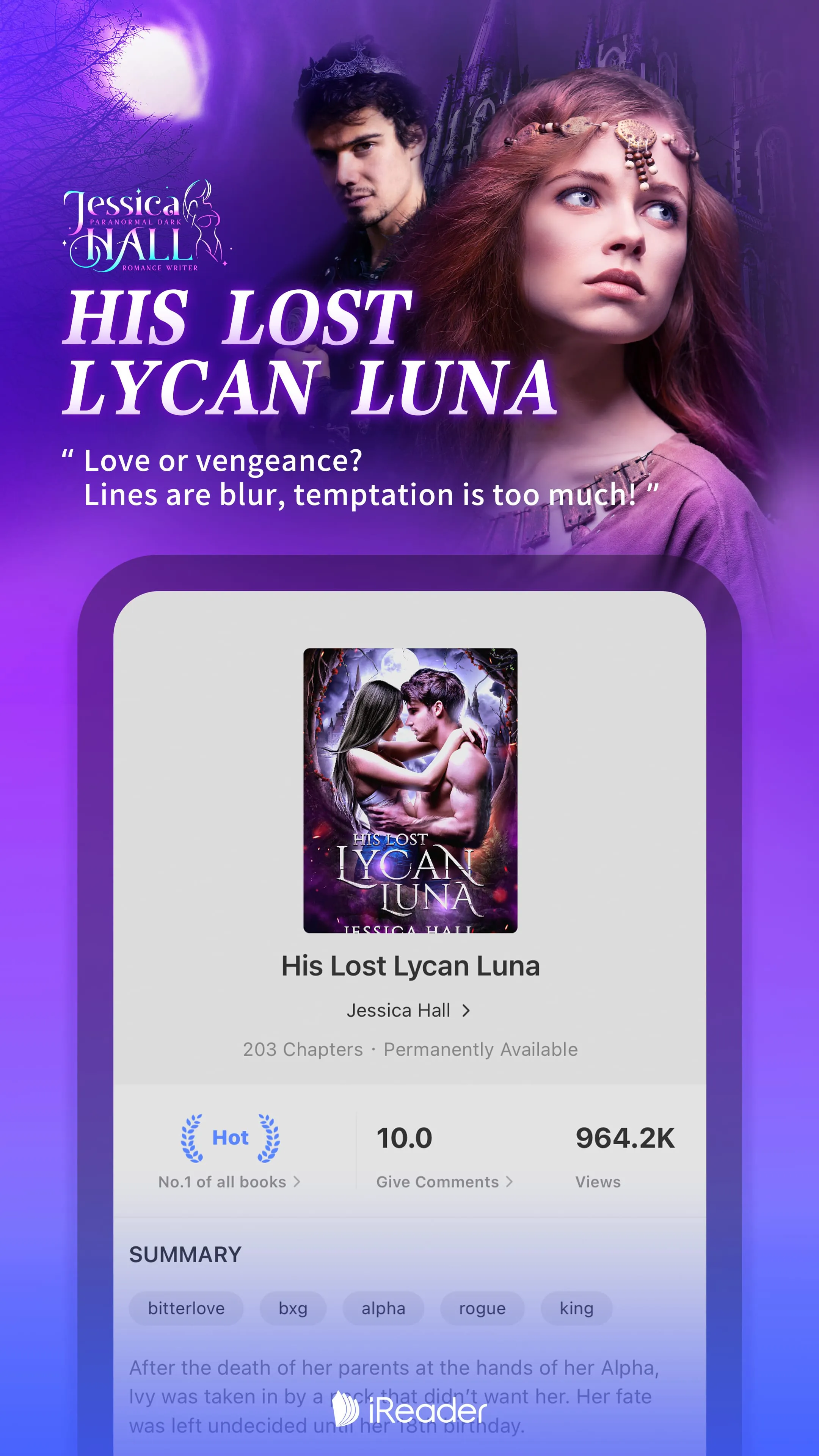 iReader-Novels, Romance Story