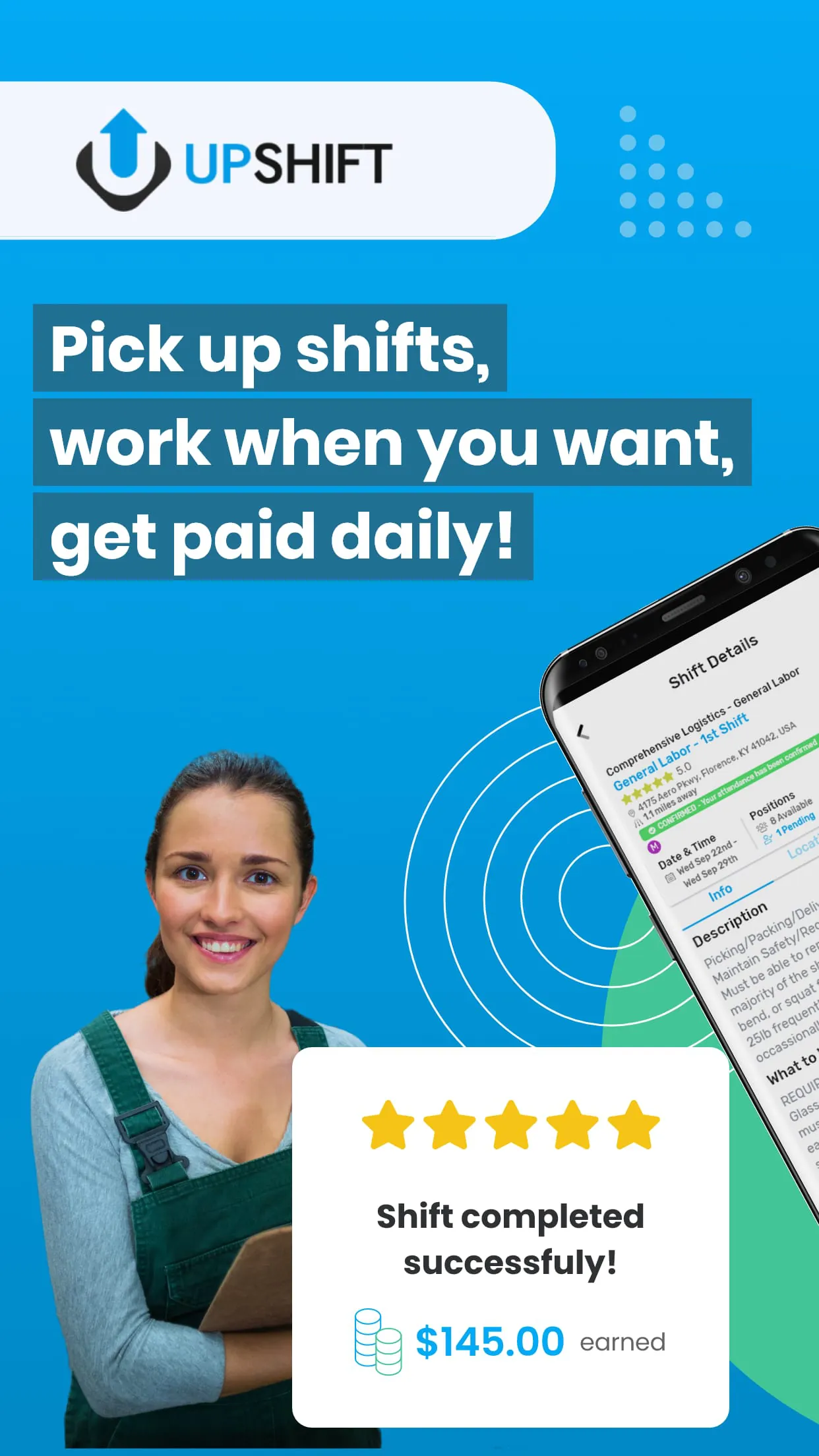 Upshift - Find flexible shifts