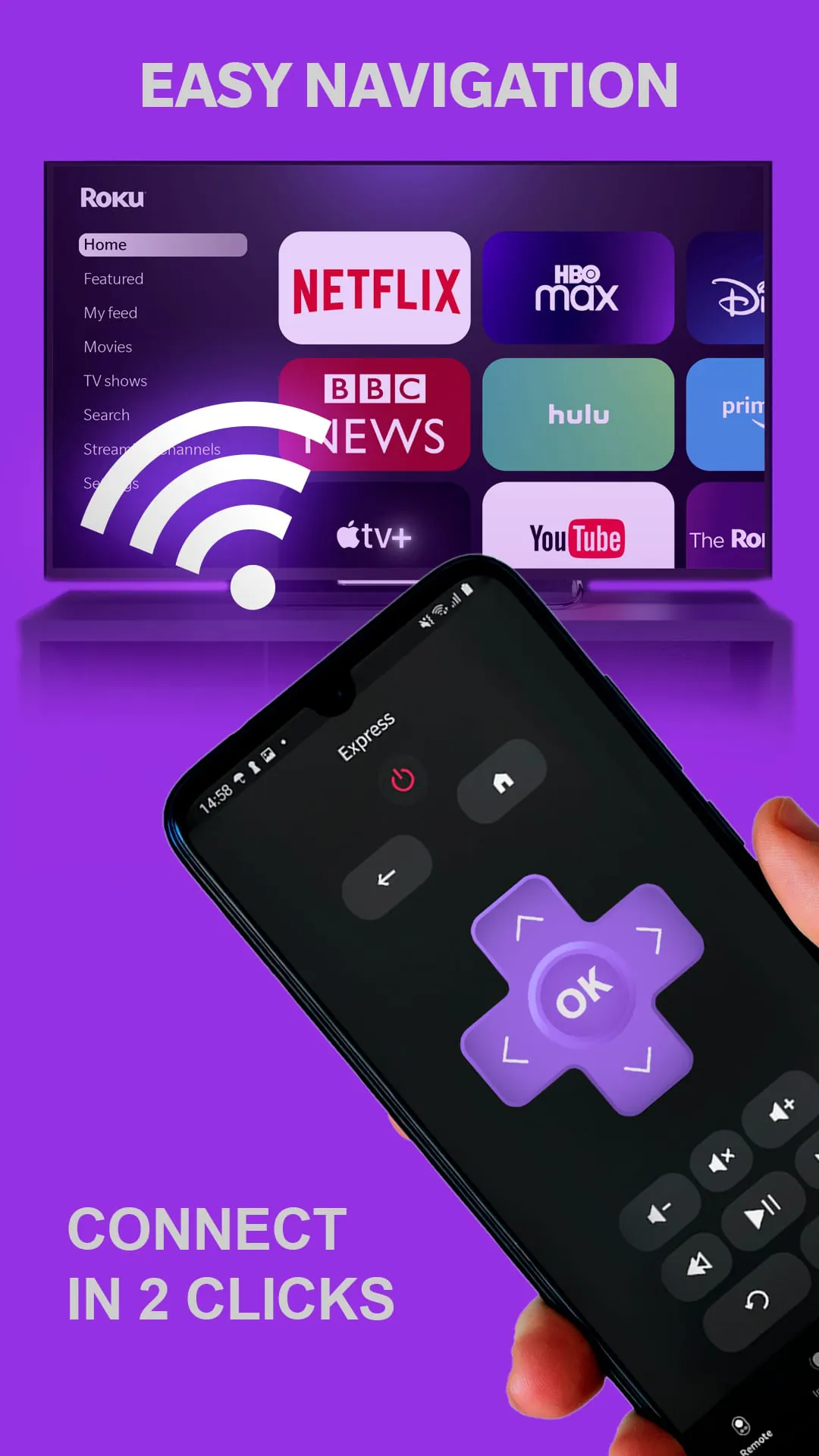 Tv Remote: Roku Remote Control