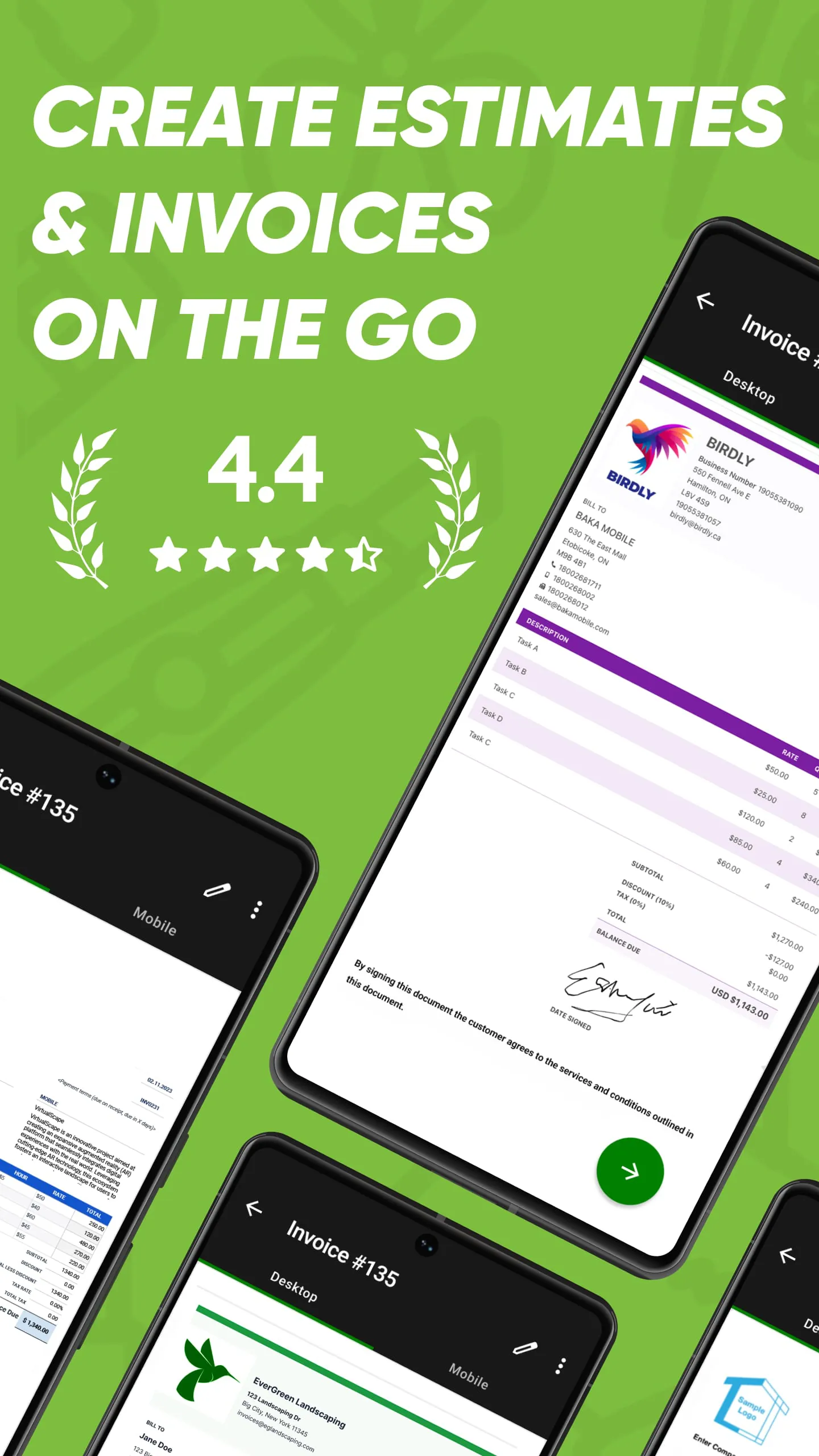 Joist Invoices for Contractors