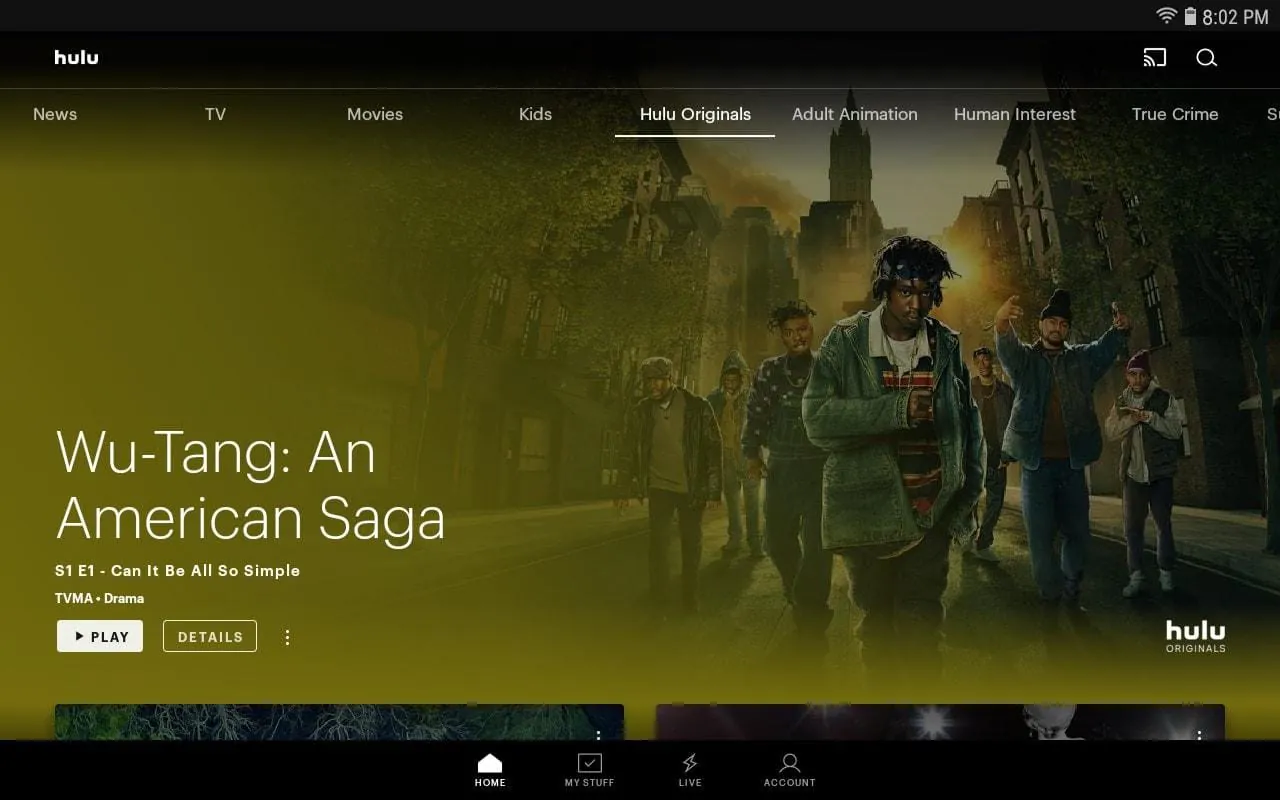 Hulu for Android TV