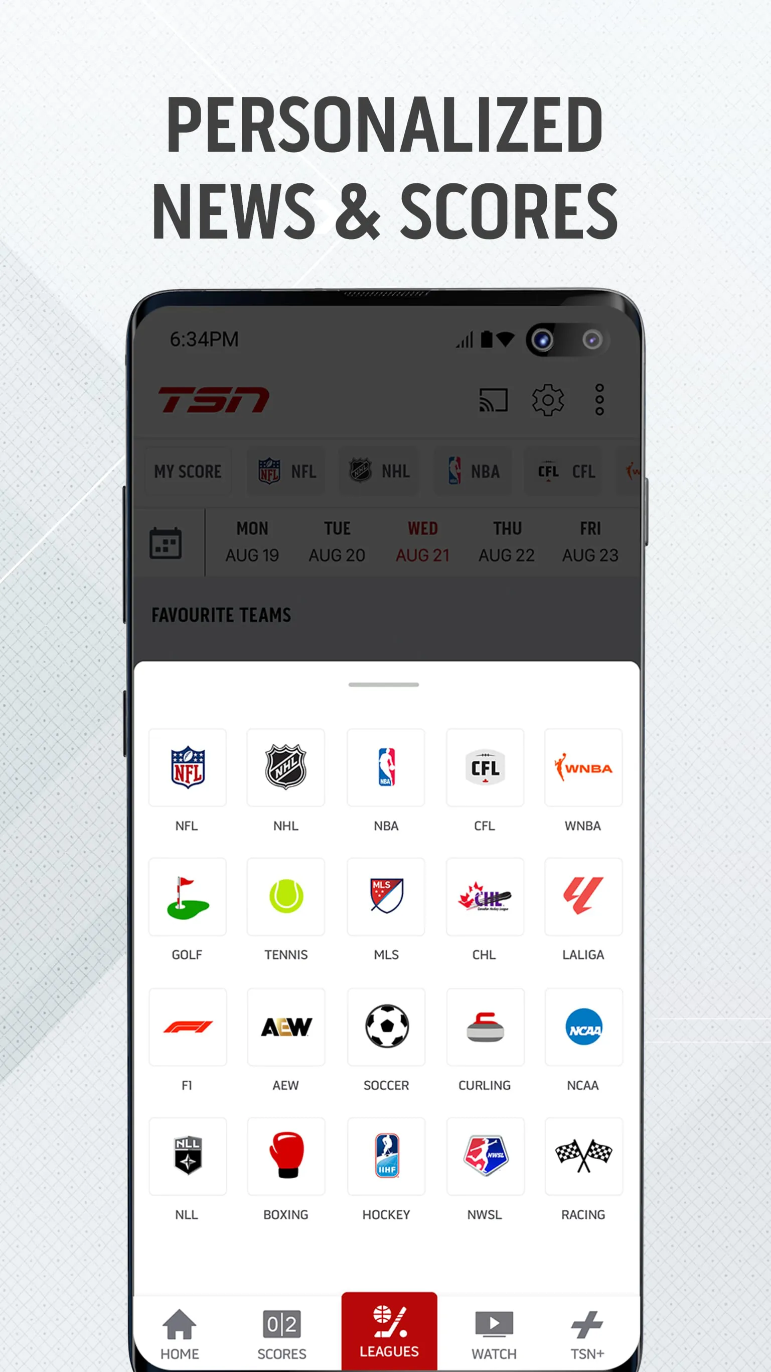 TSN: Live Sports, NFL & more