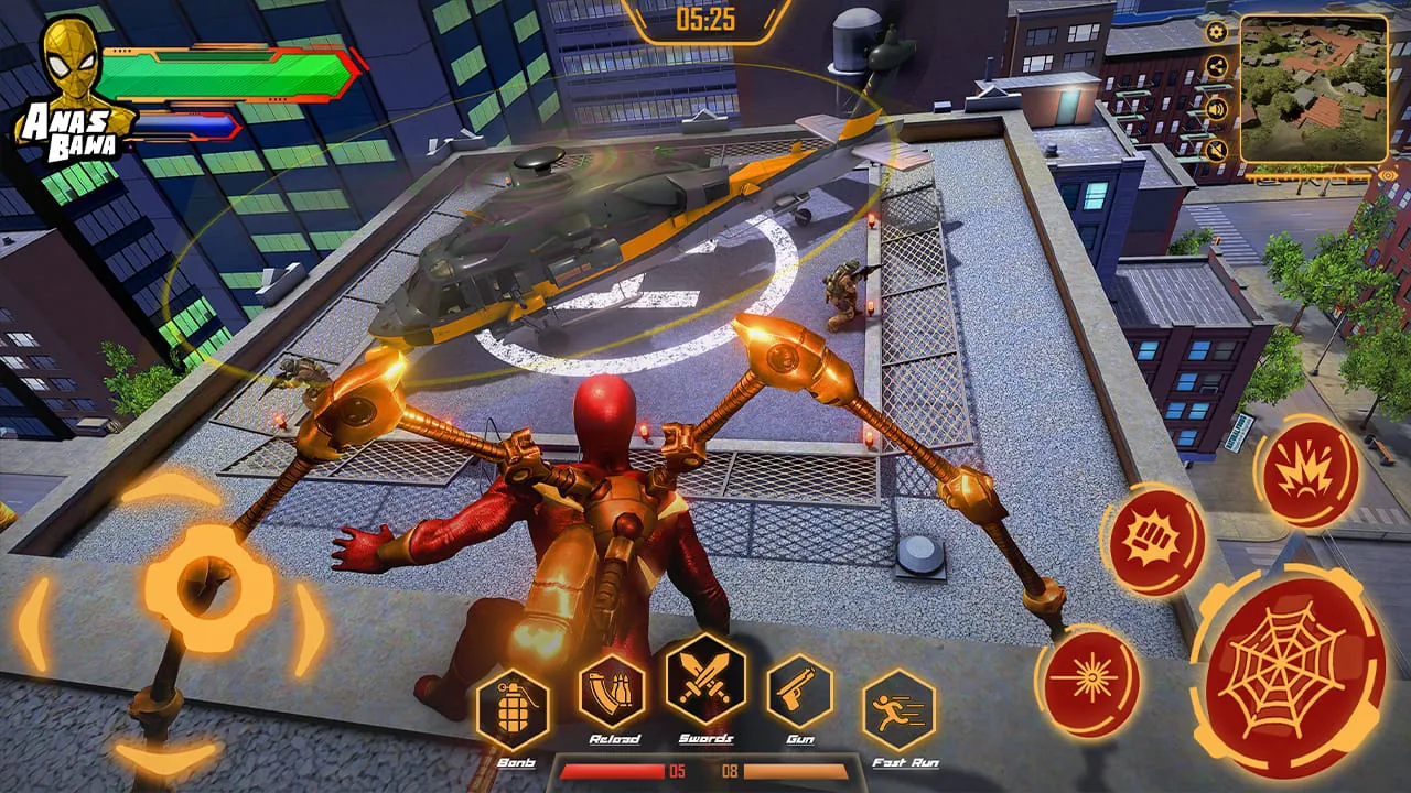 Iron Super Hero - Spider Games