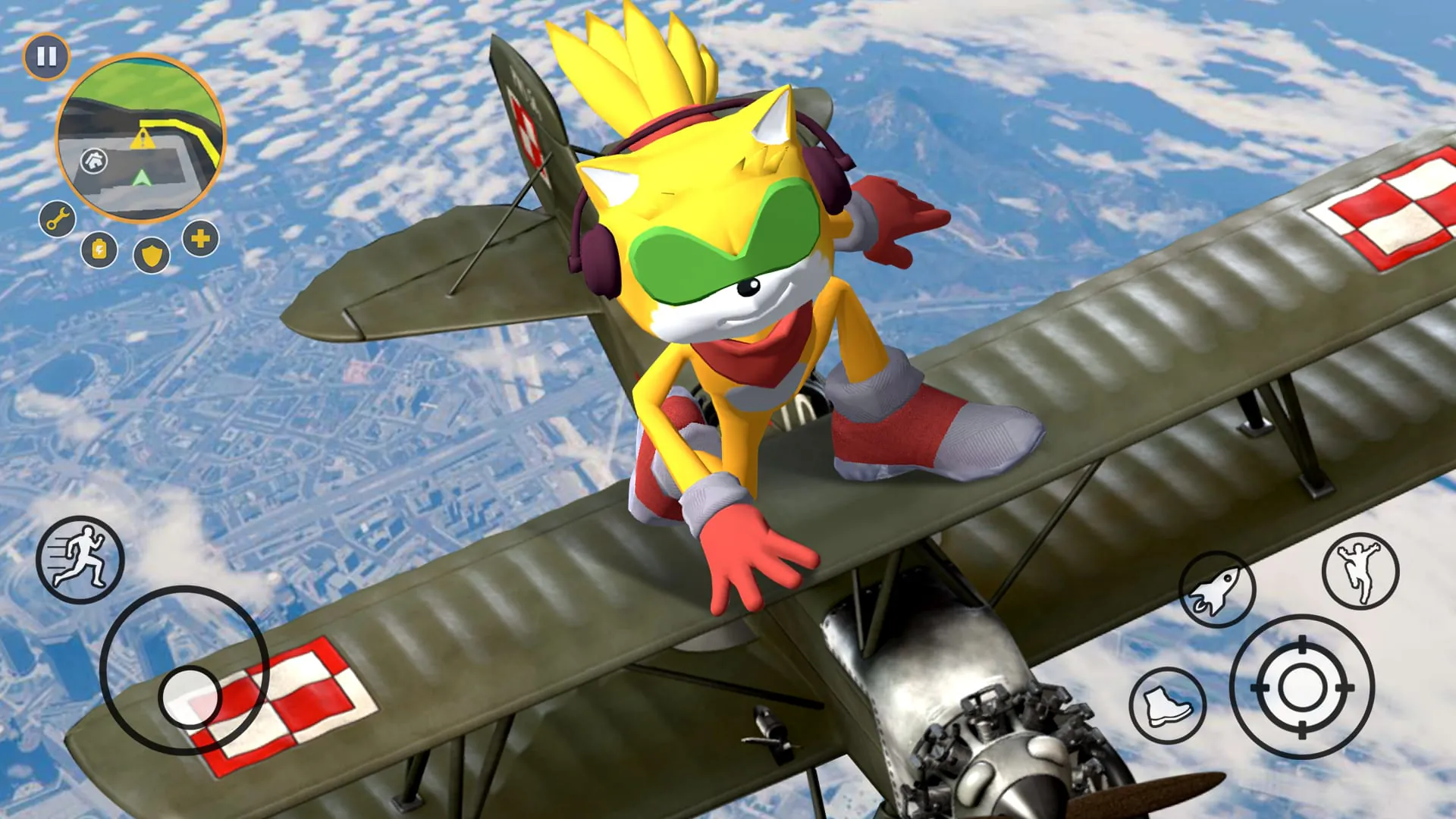 Super Hedgehog Rope Hero