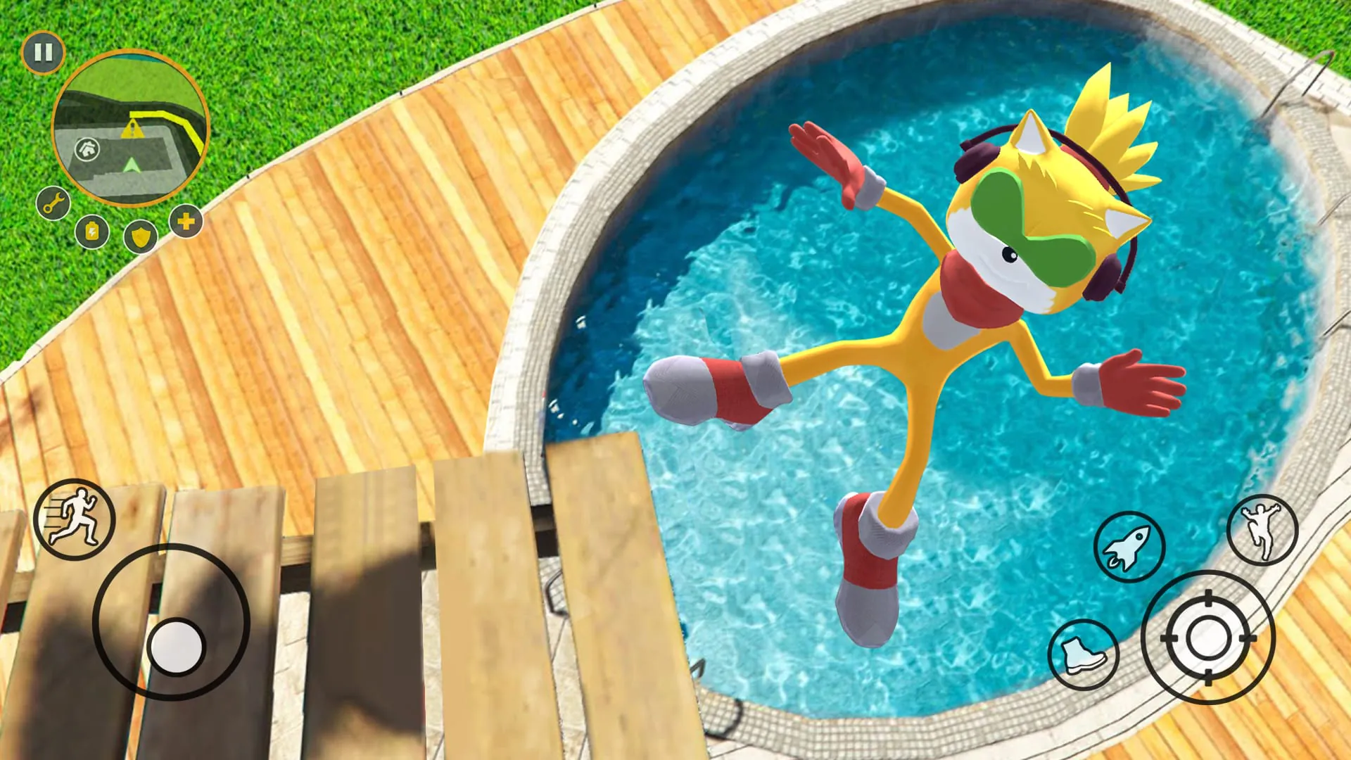 Super Hedgehog Rope Hero