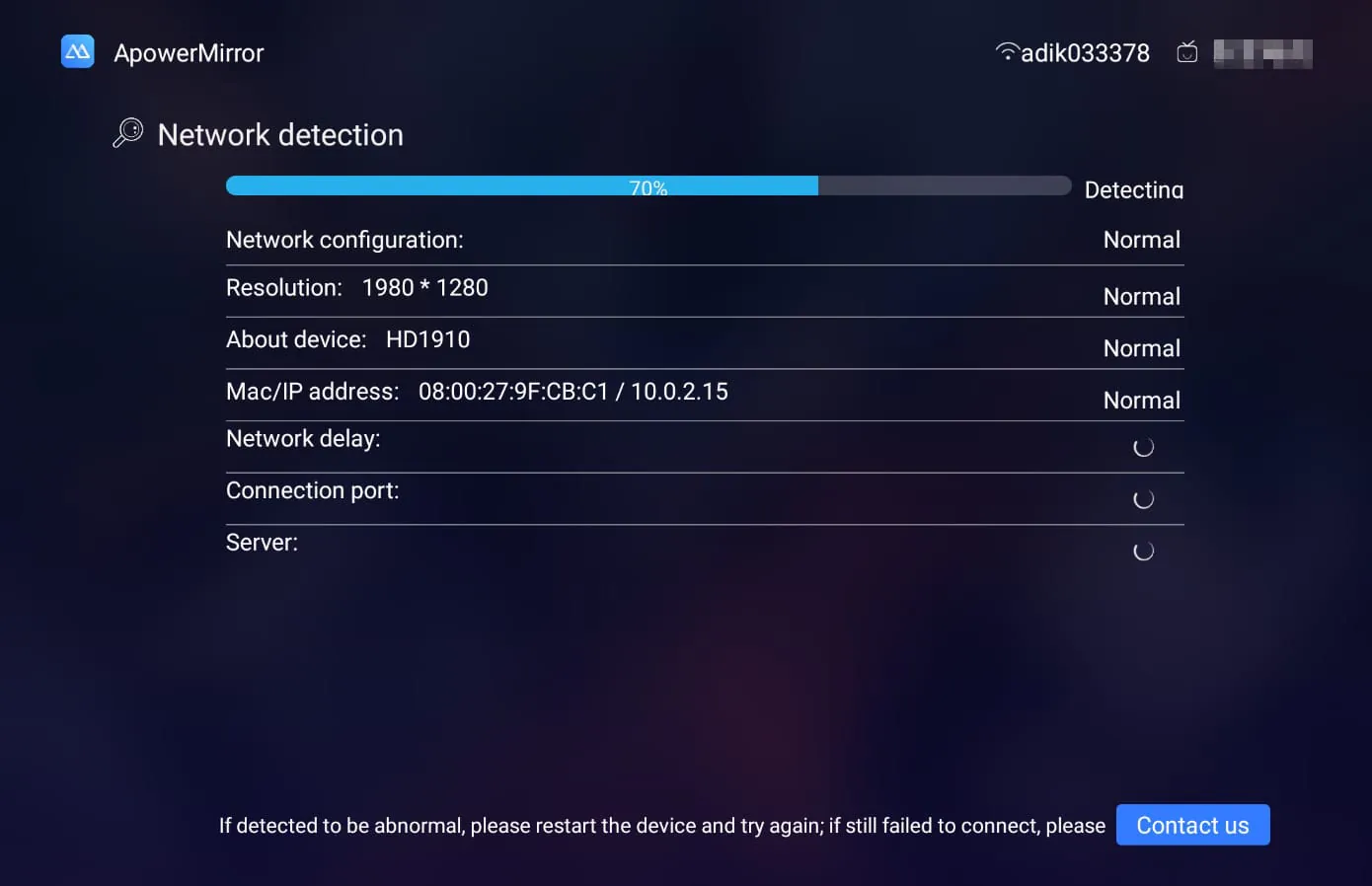 ApowerMirror-TV Screen Sharing