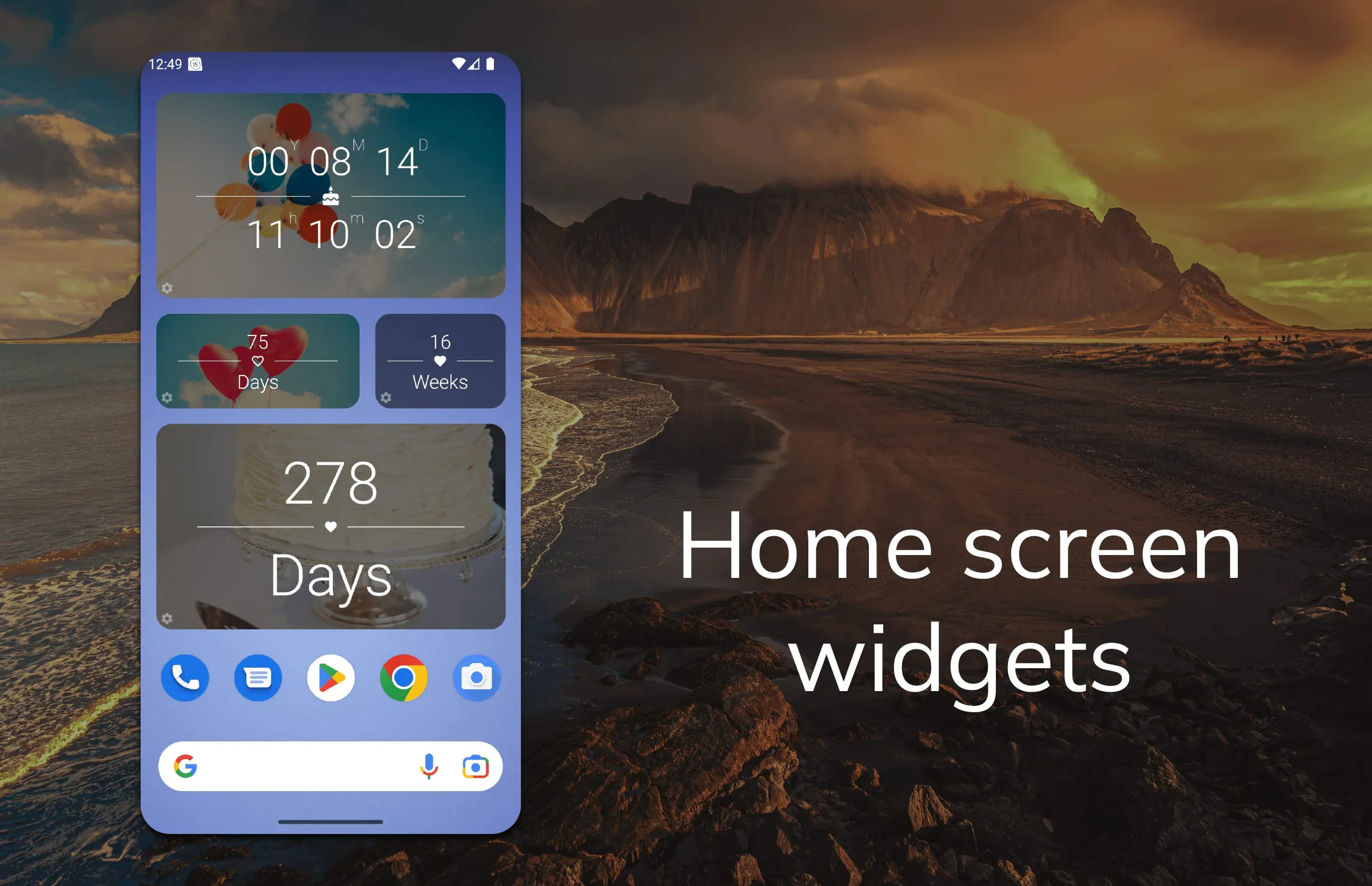 Countdown Time - Event Widget
