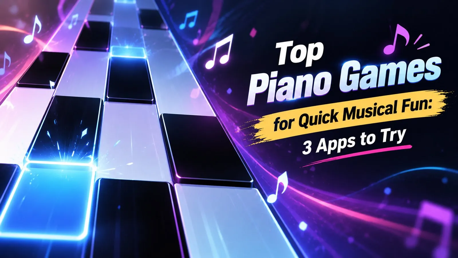 Top Piano Games for Quick Musical Fun: 3 Apps to Try