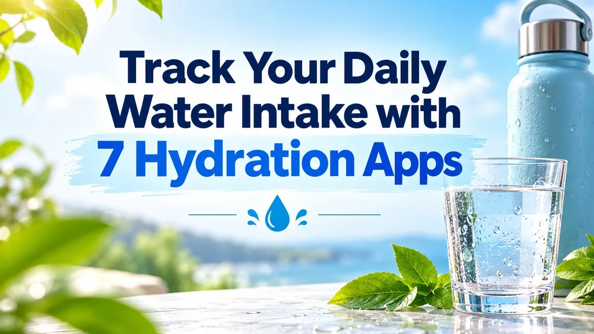 Track Your Daily Water Intake with 7 Hydration Apps