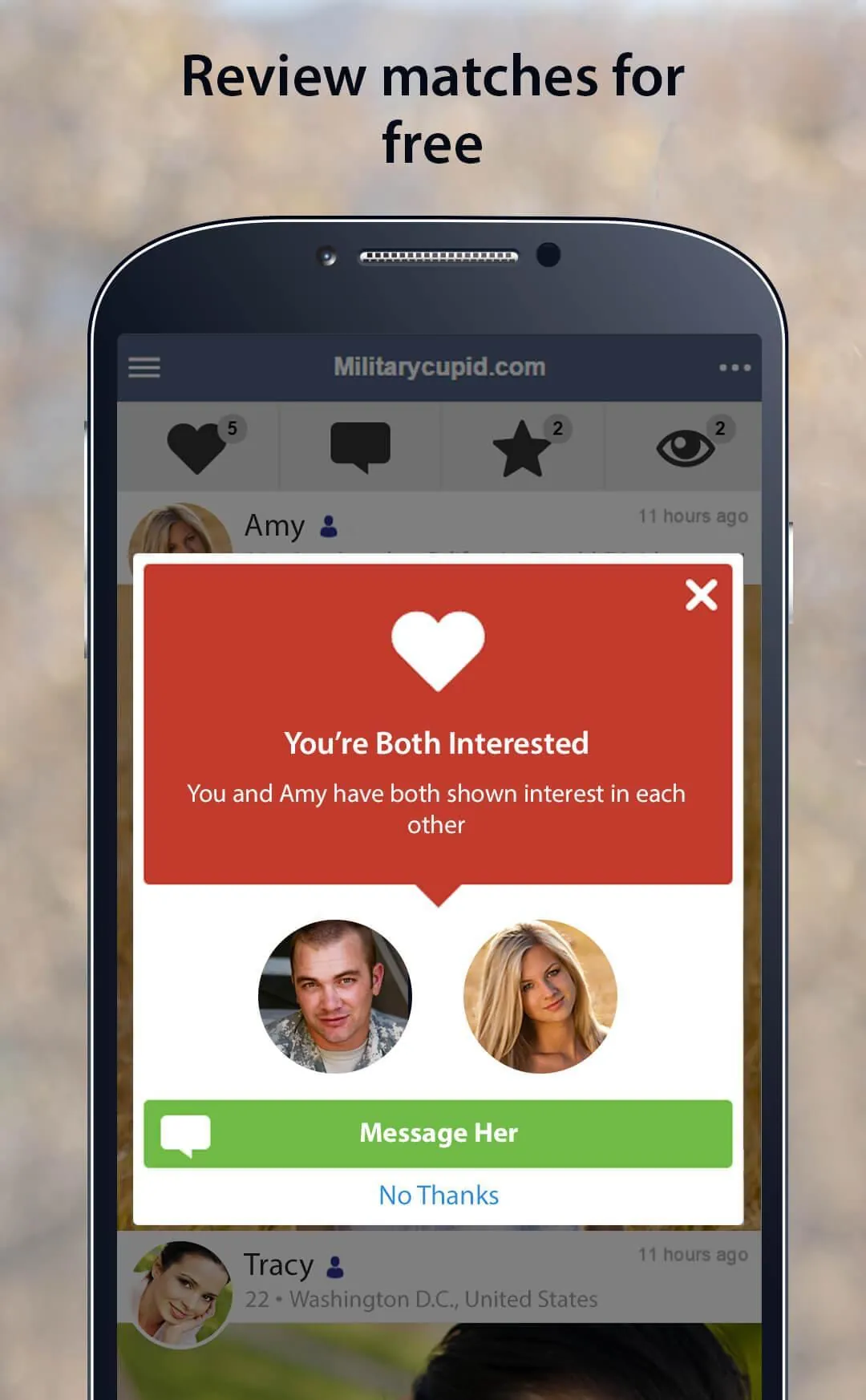 MilitaryCupid: Military Dating