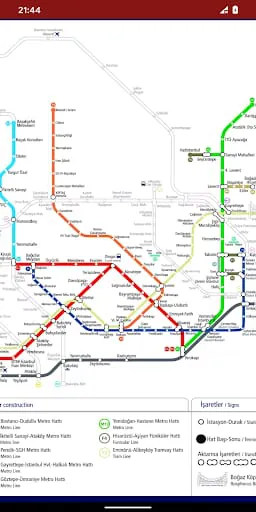Metro Map: Istanbul (Offline)