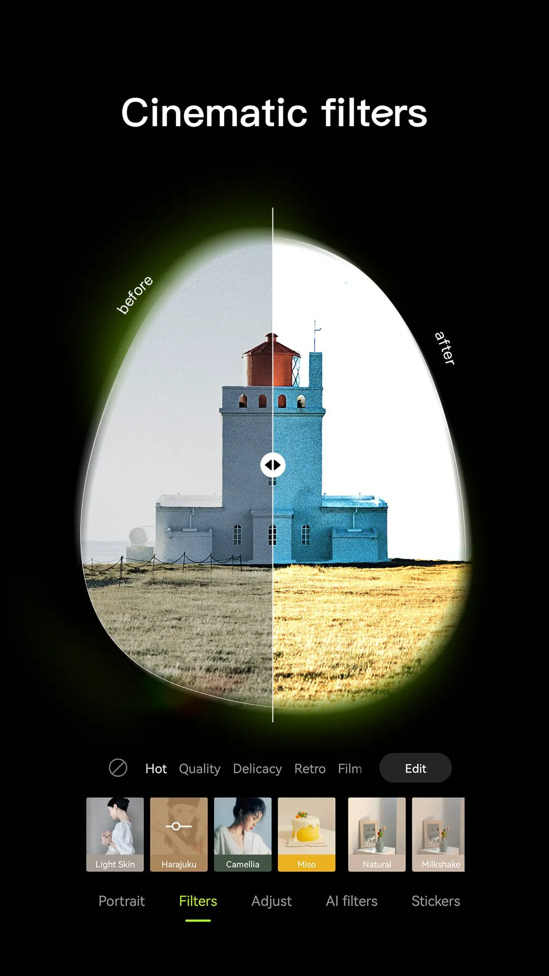 Hypic - Photo Editor & AI Art