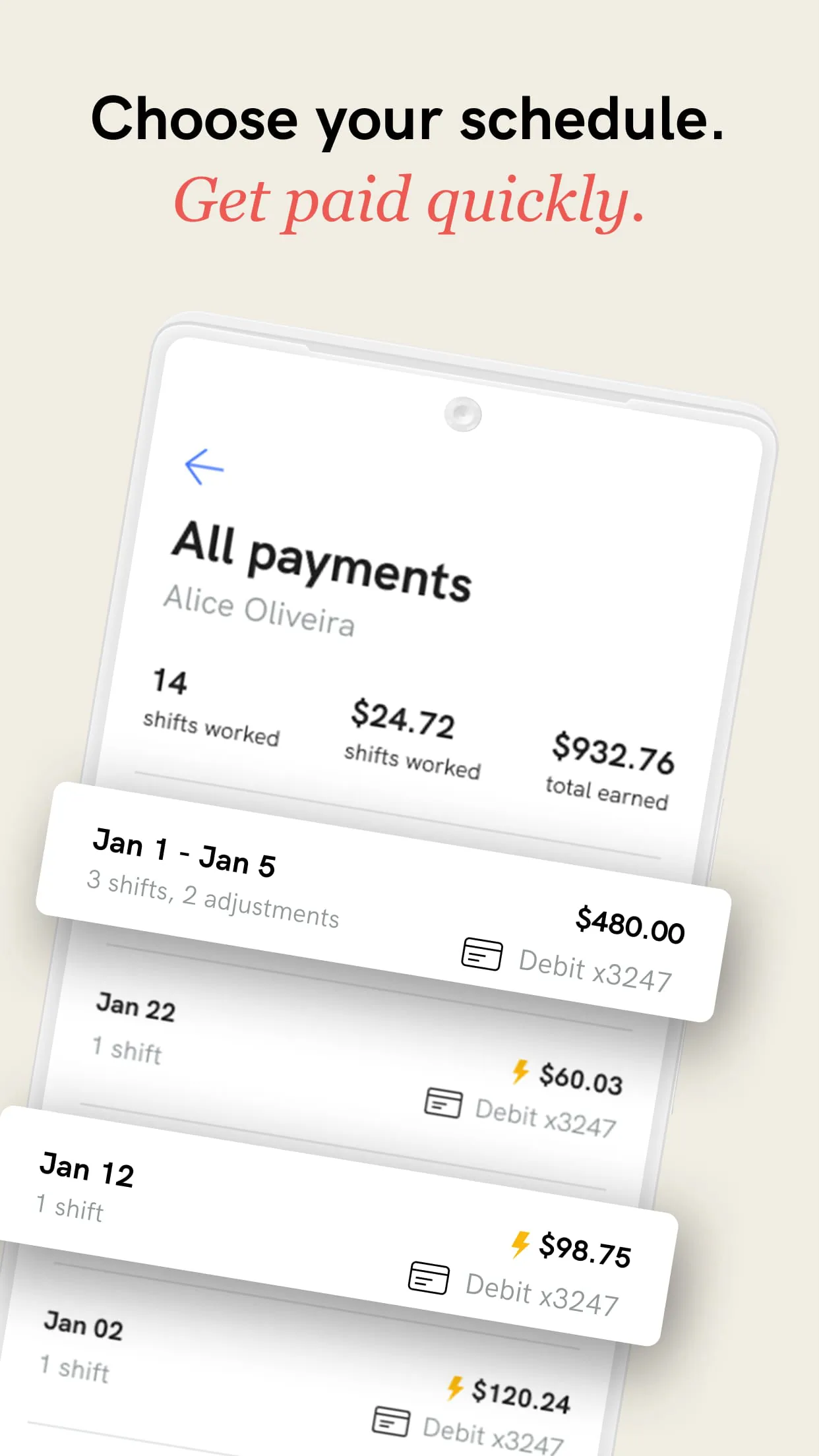 Instawork: Be your own boss