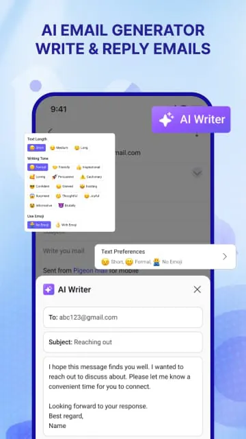 Email Generator & AI Writer