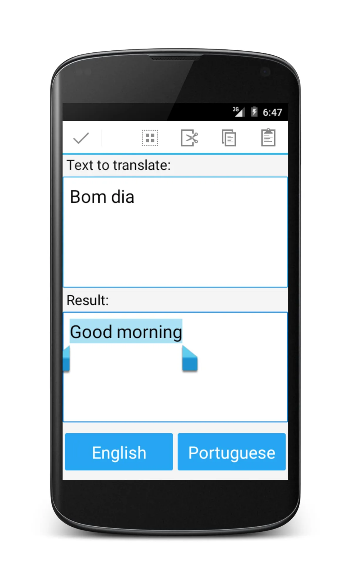 Portuguese English Translator