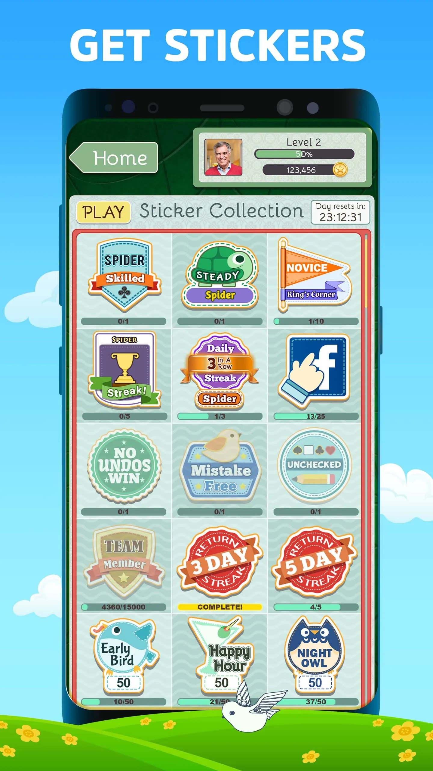 Spider Solitaire Deluxe® 2