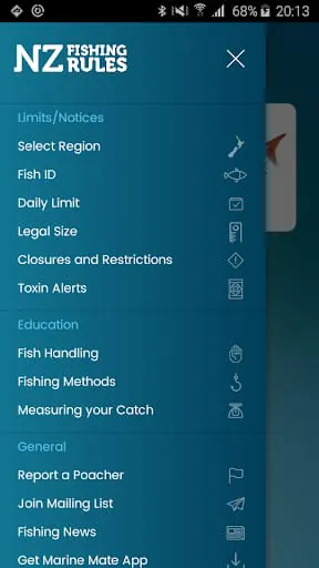 NZ Fishing Rules