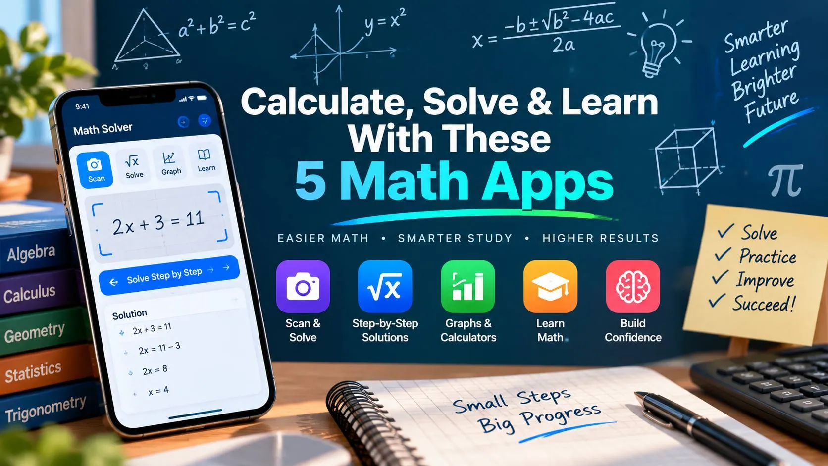 Calculate, Solve & Learn With These 5 Math Apps