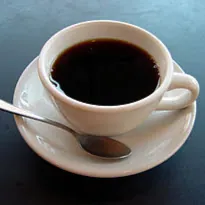 a cup of coffee