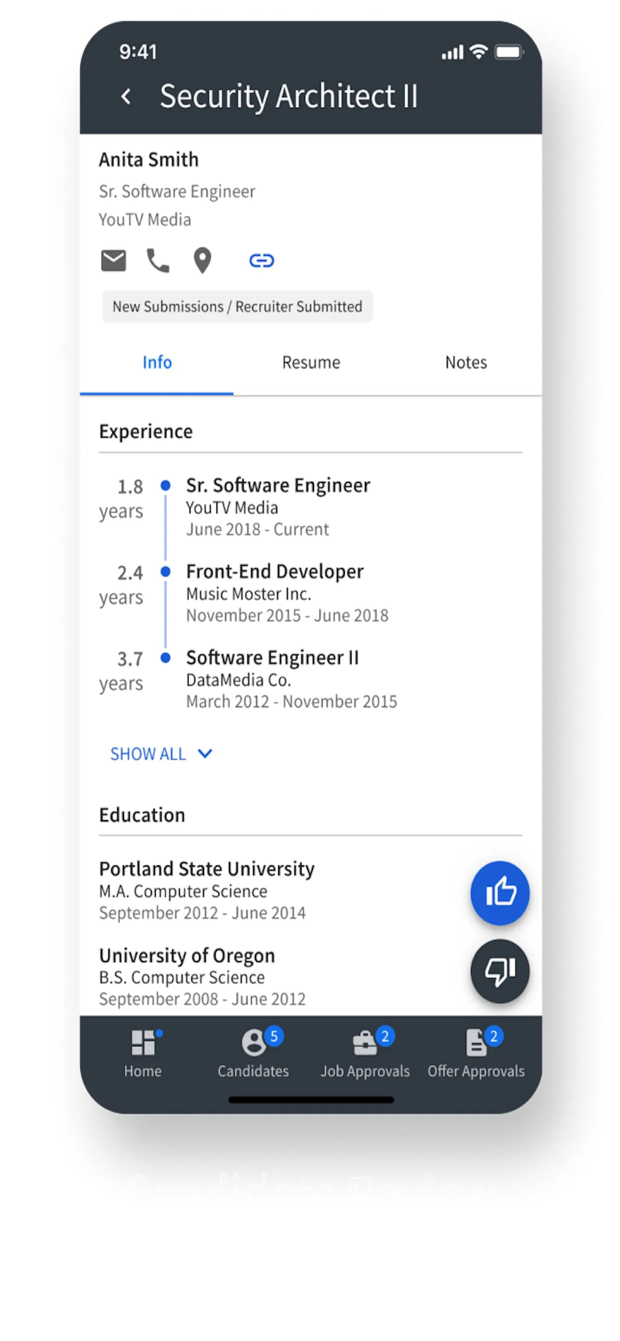 iCIMS Mobile Hiring Manager