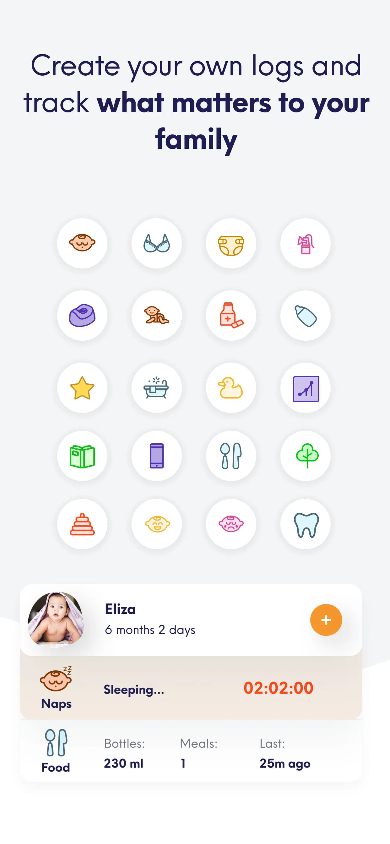 Onoco - Shareable Baby tracker