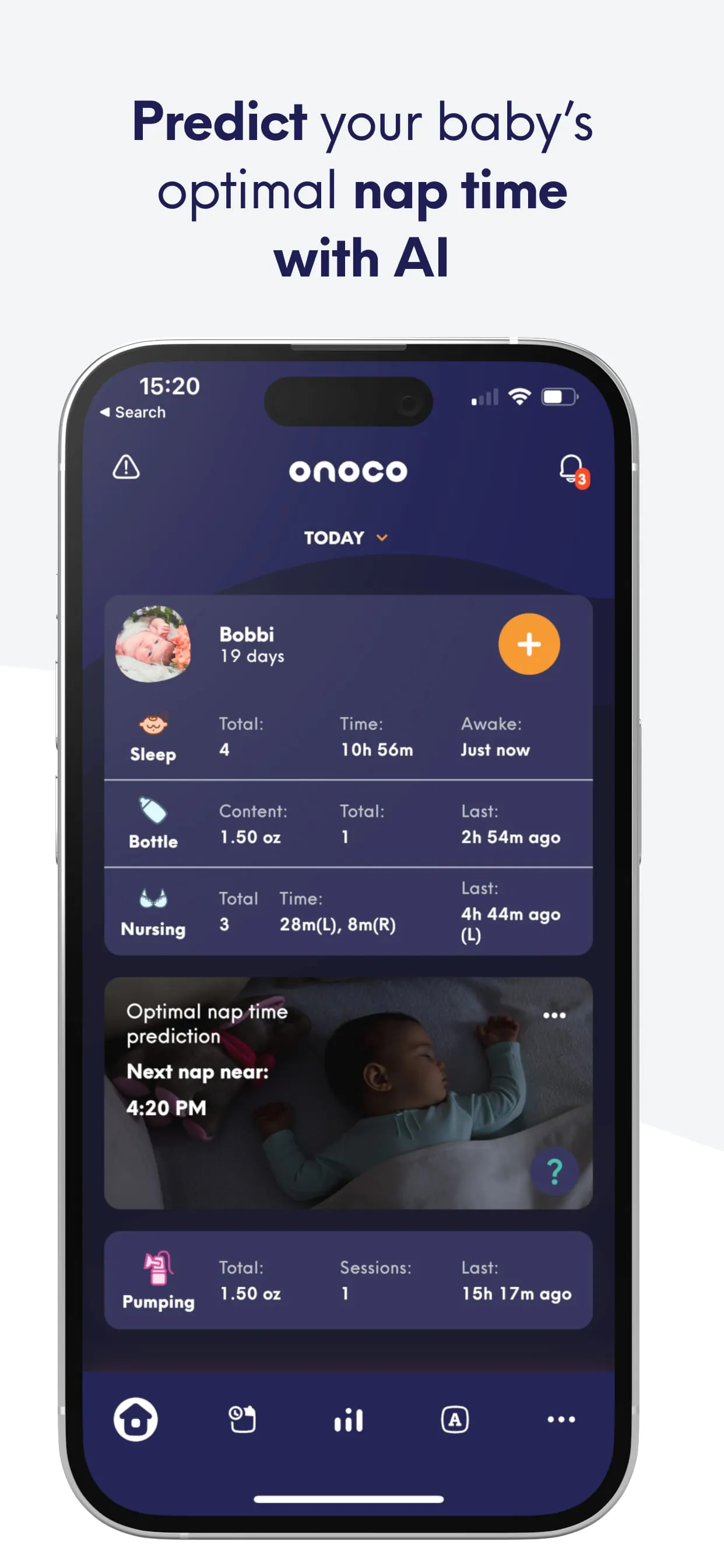 Onoco - Shareable Baby tracker