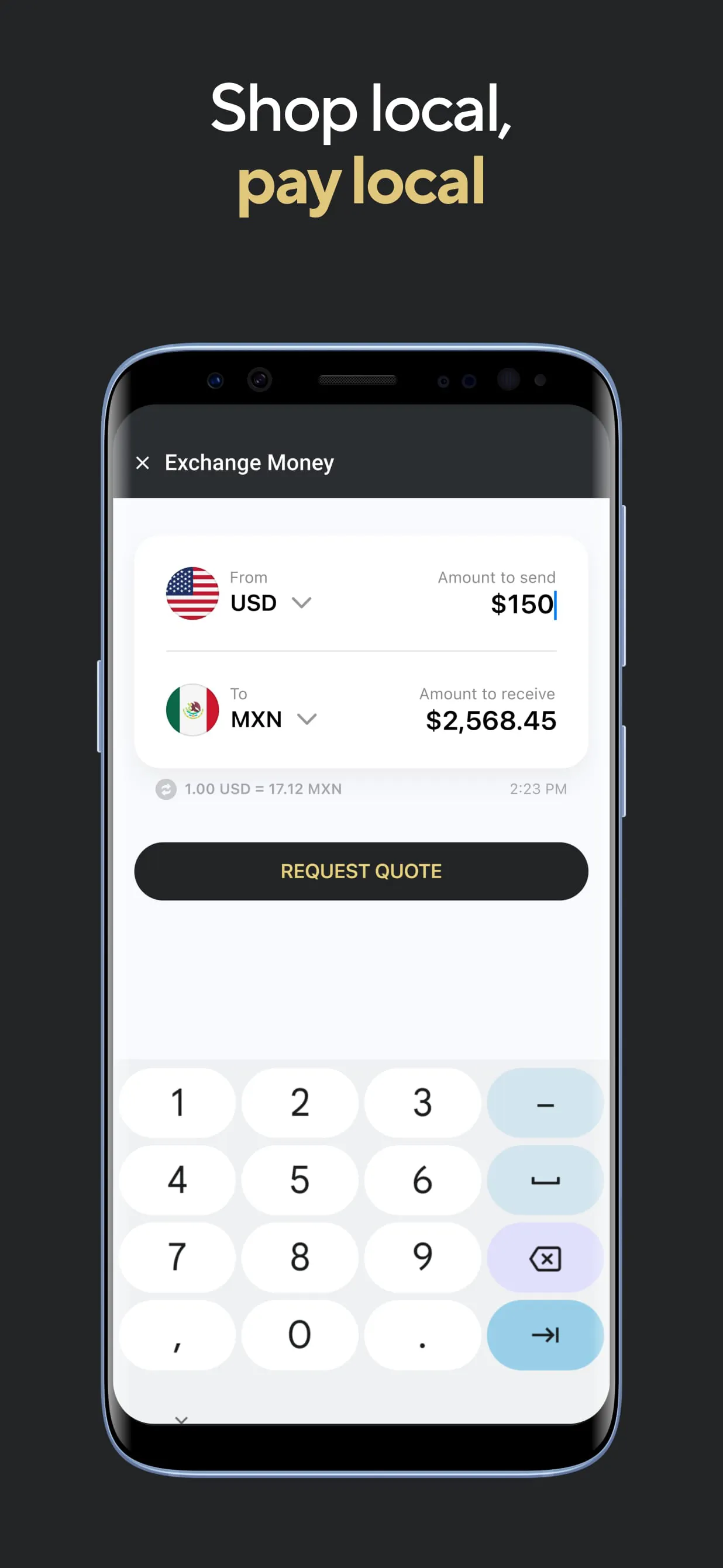 X World Wallet: Visa Card