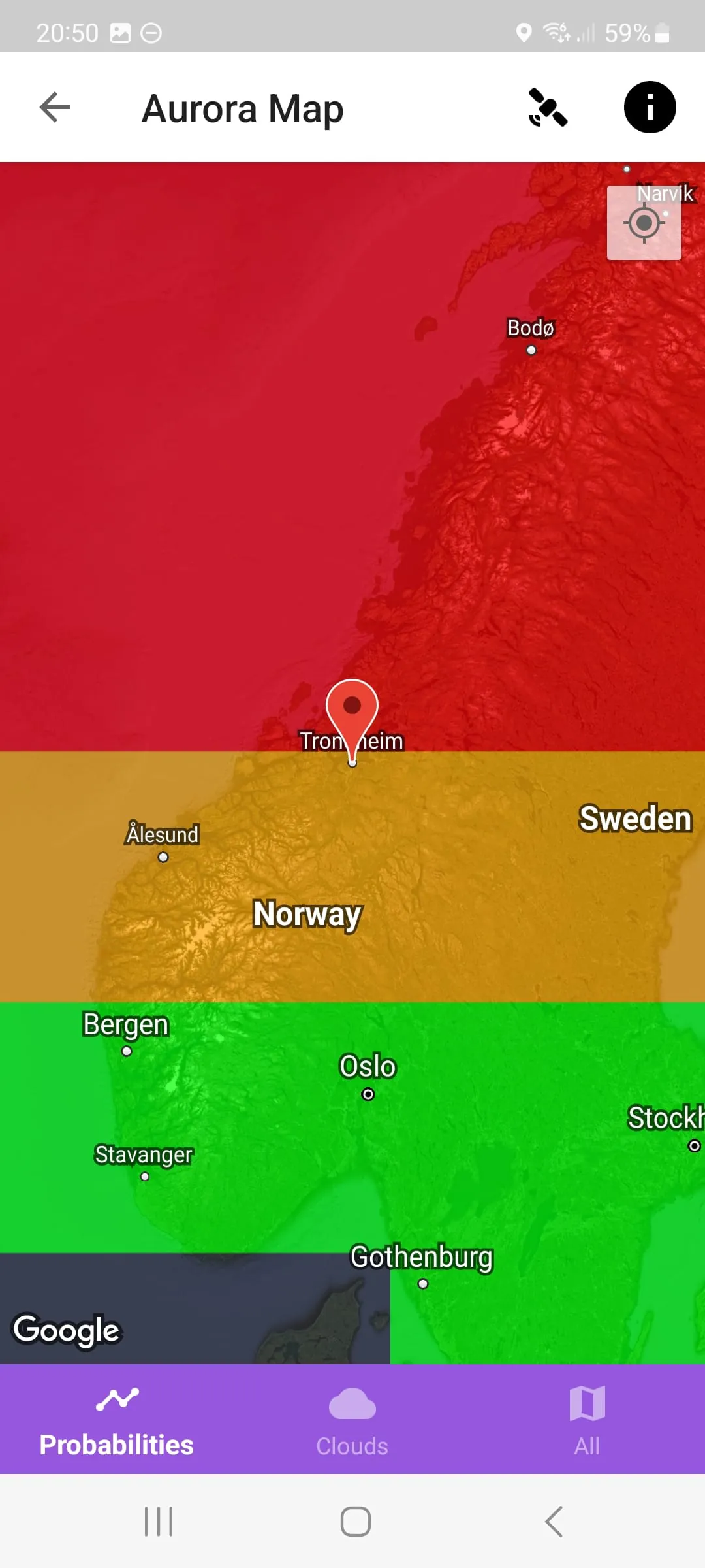 My Aurora Forecast & Alerts